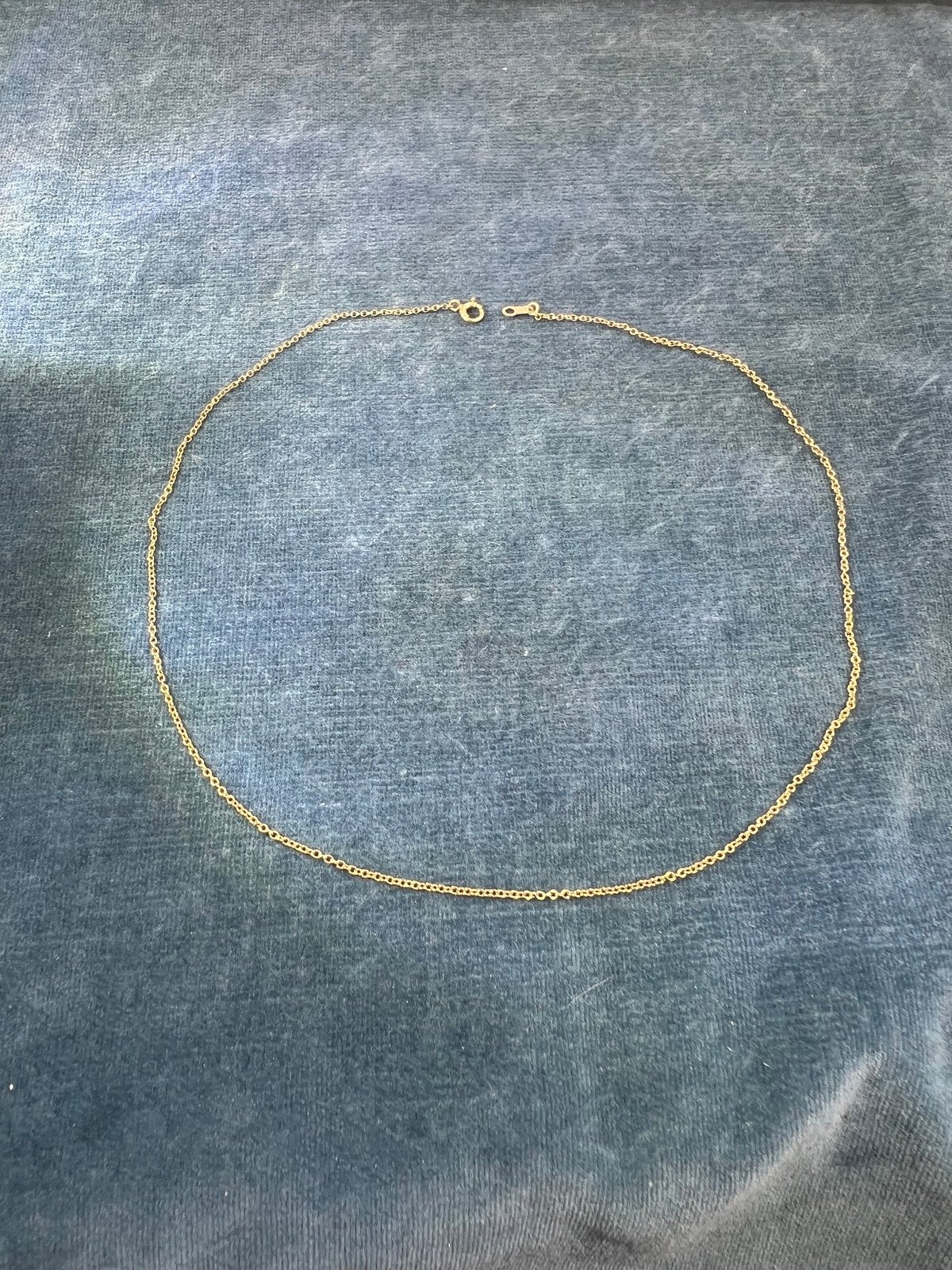 14k Solid Yellow Gold 17" ROLO Chain. LOW PRICE CHAIN SALE See All - 0167