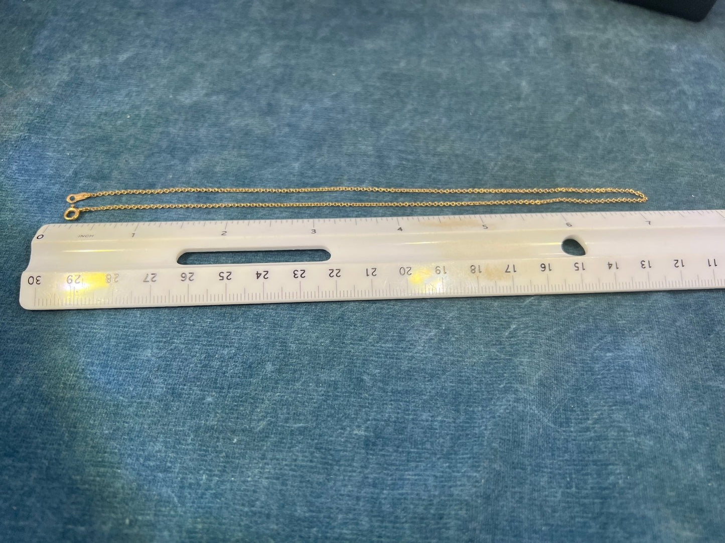 14k Solid Yellow Gold 17" ROLO Chain. LOW PRICE CHAIN SALE See All - 0167