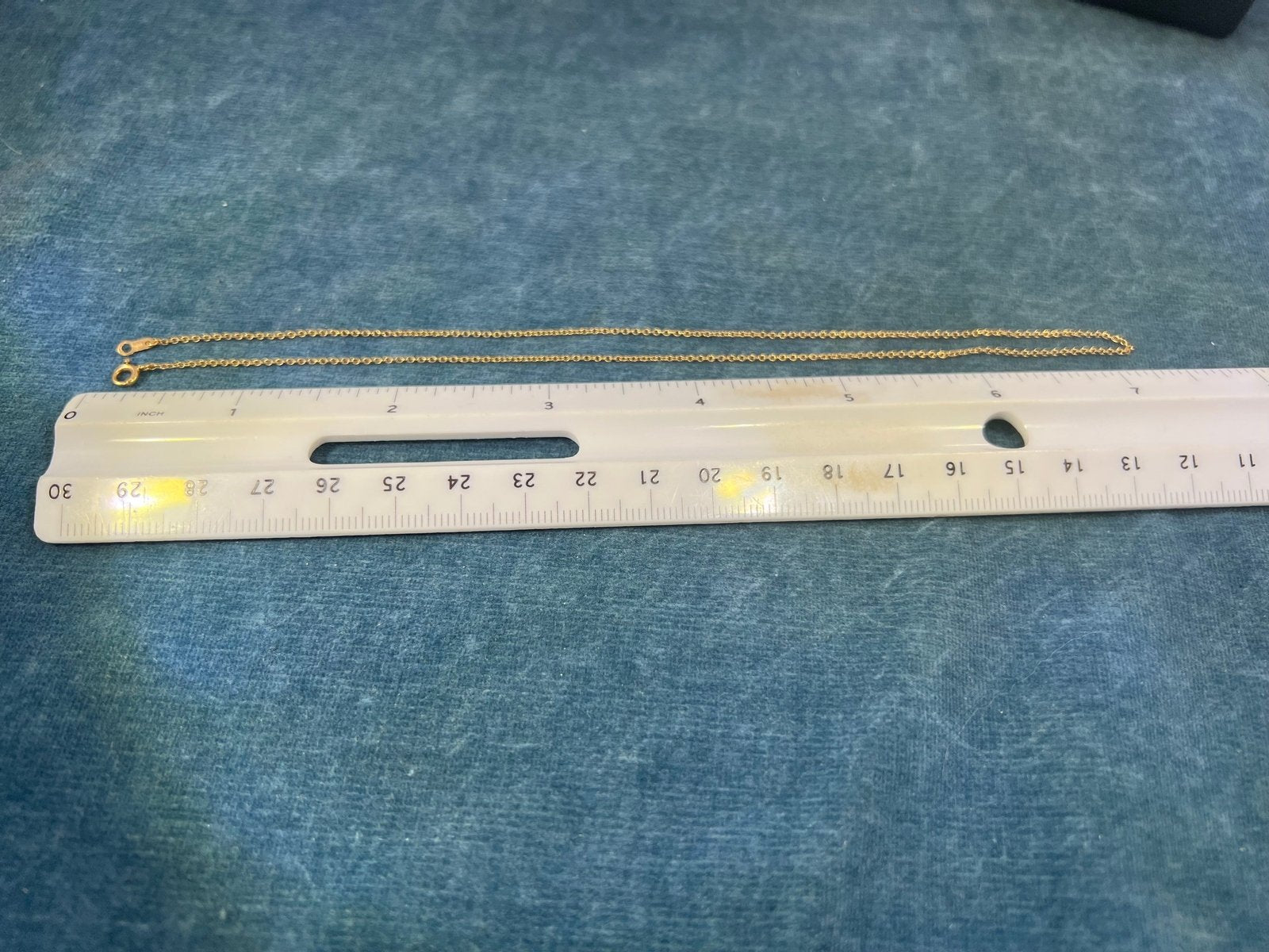 14k Solid Yellow Gold 17" ROLO Chain. LOW PRICE CHAIN SALE See All - 0167