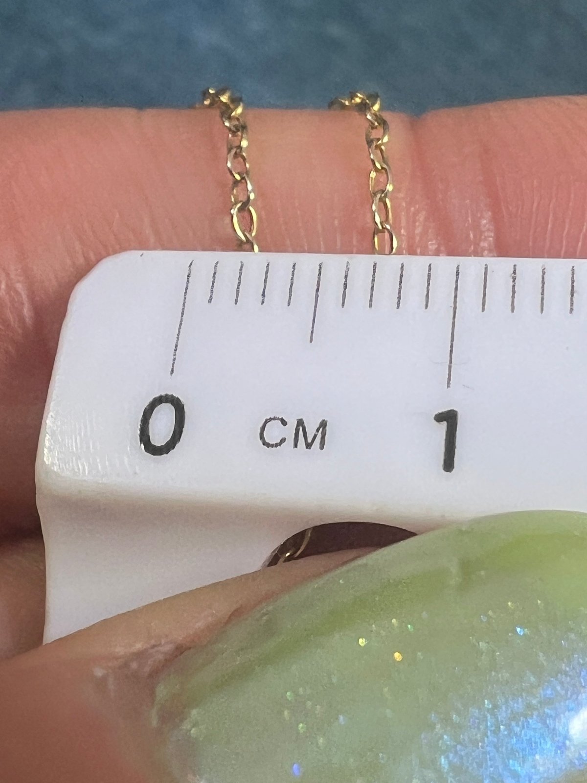 14k Solid Yellow Gold 19" Thin ROLO Chain. LOW PRICE CHAIN SALE See All - 0180