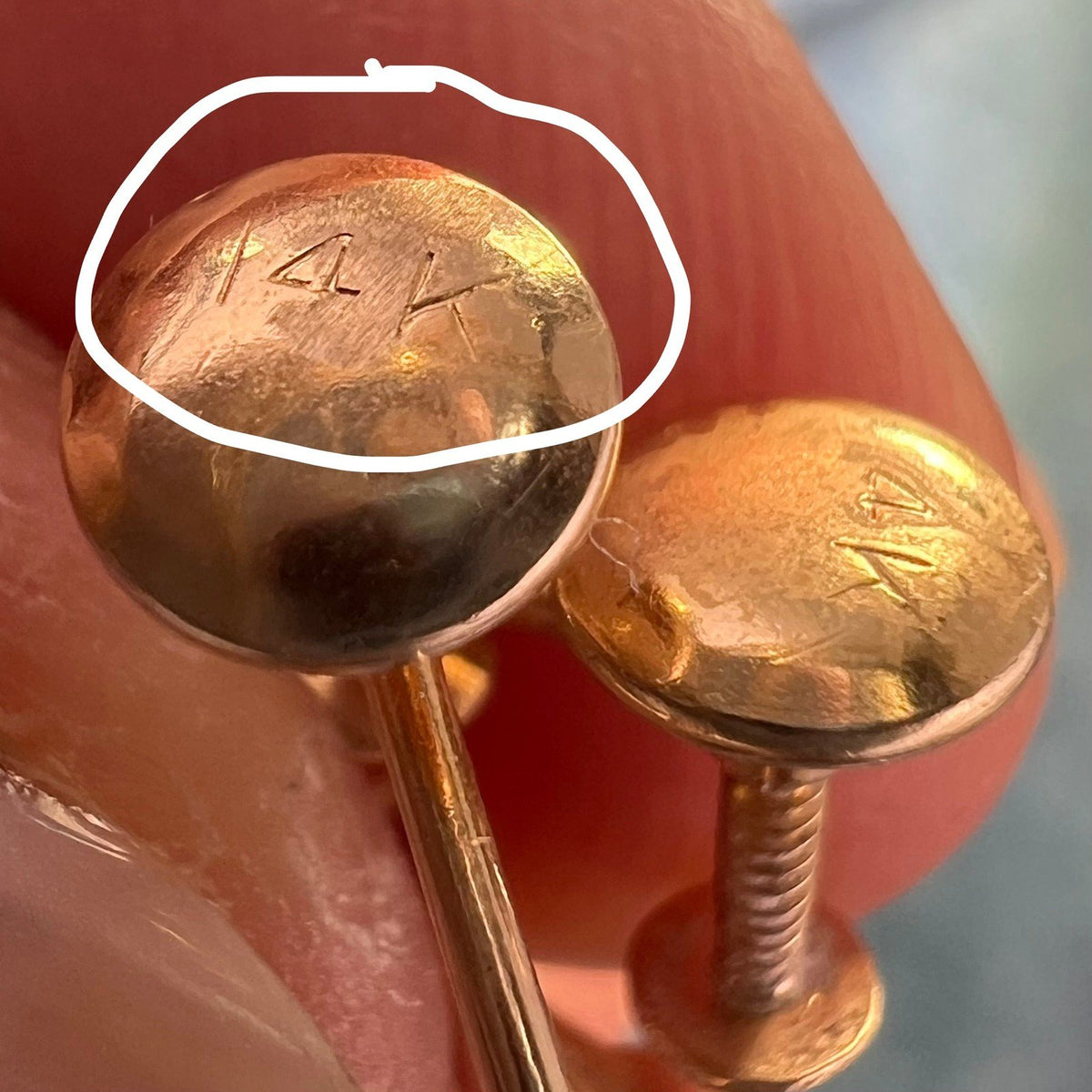 14k Yellow Gold 0.93 grams. 80% SCRAP Price - I