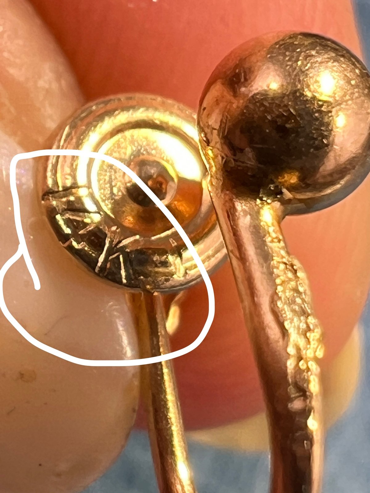 14k Yellow Gold 1.07 grams. 80% SCRAP Price - J