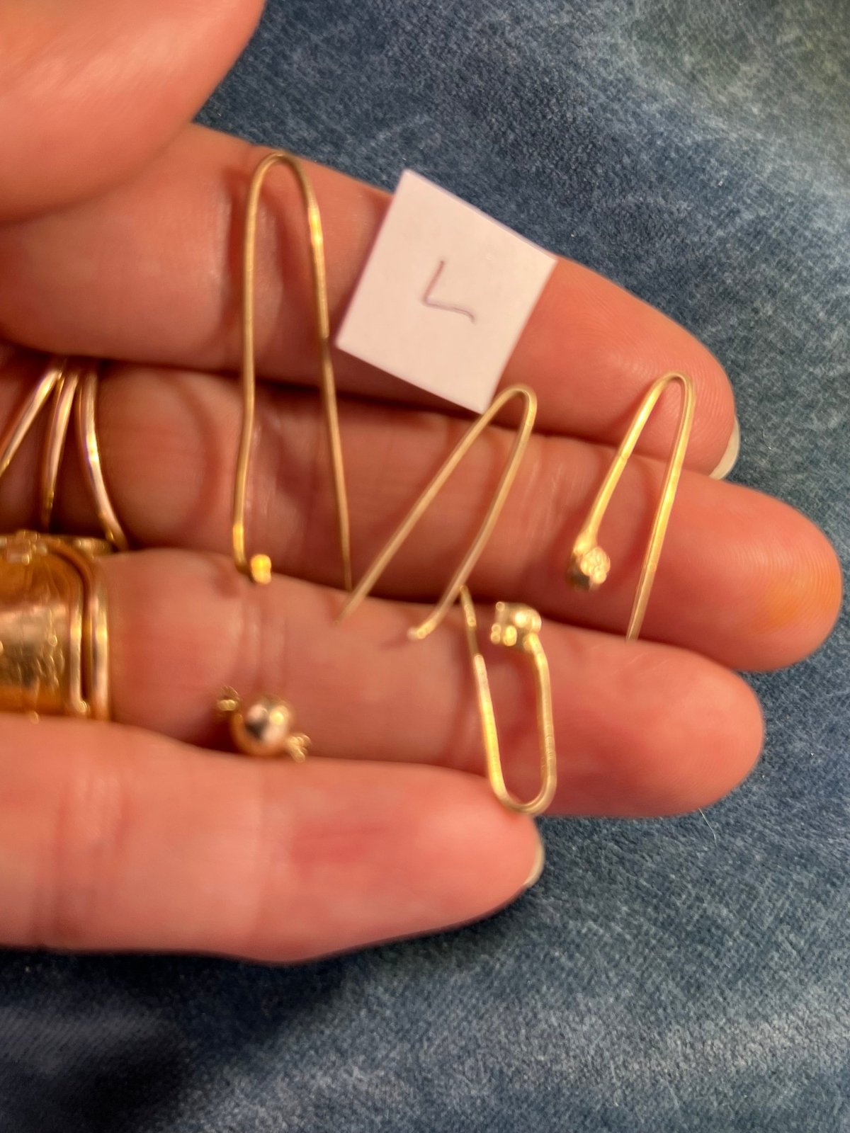 14k Yellow Gold 2.54 grams at 80% SCRAP Price - L