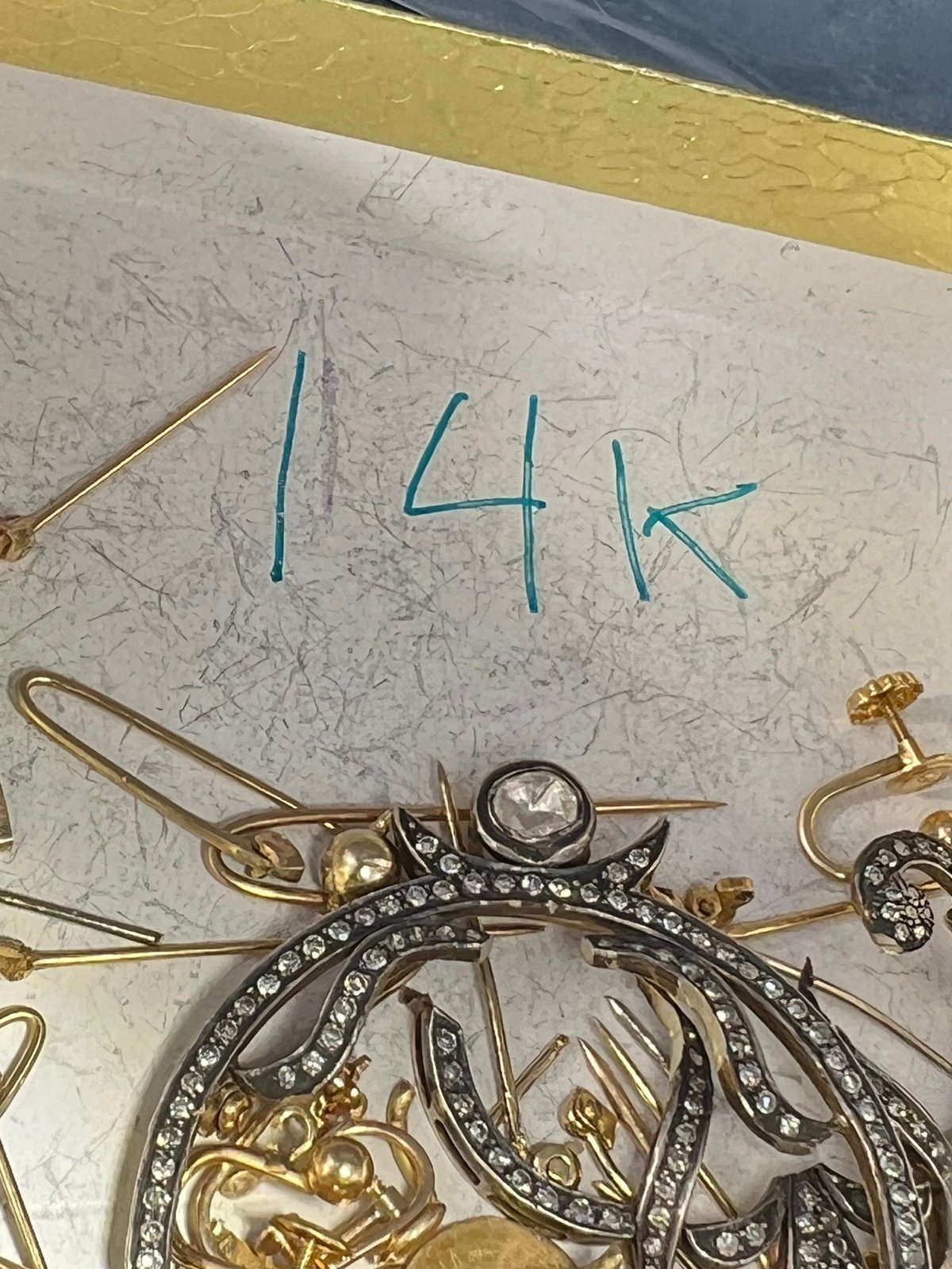 14k Yellow Gold 2.85 grams. 80% SCRAP Price - B