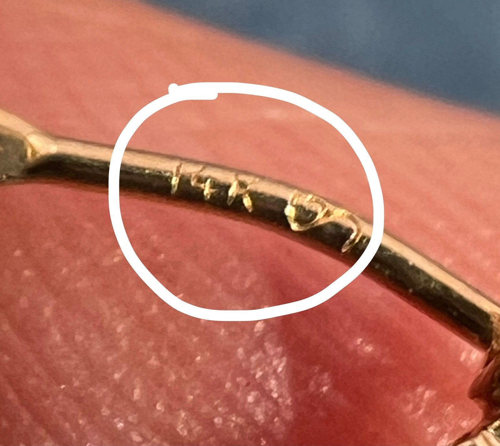 14k Yellow Gold 5 Nested Multi-Hoop Earrings. Geometric