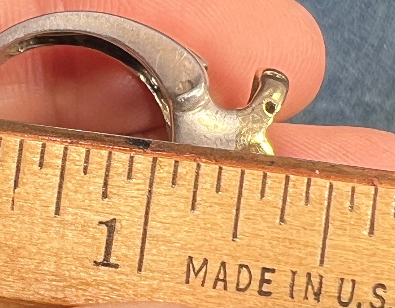 14k Yellow Gold & 925 Ring w 5 Interchangeable Multi-Gemstones