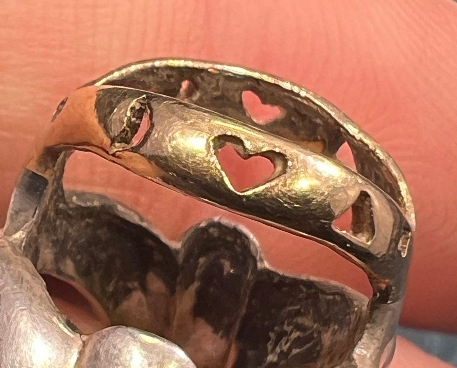 14k Yellow Gold & 925 Ring w 5 Interchangeable Multi-Gemstones