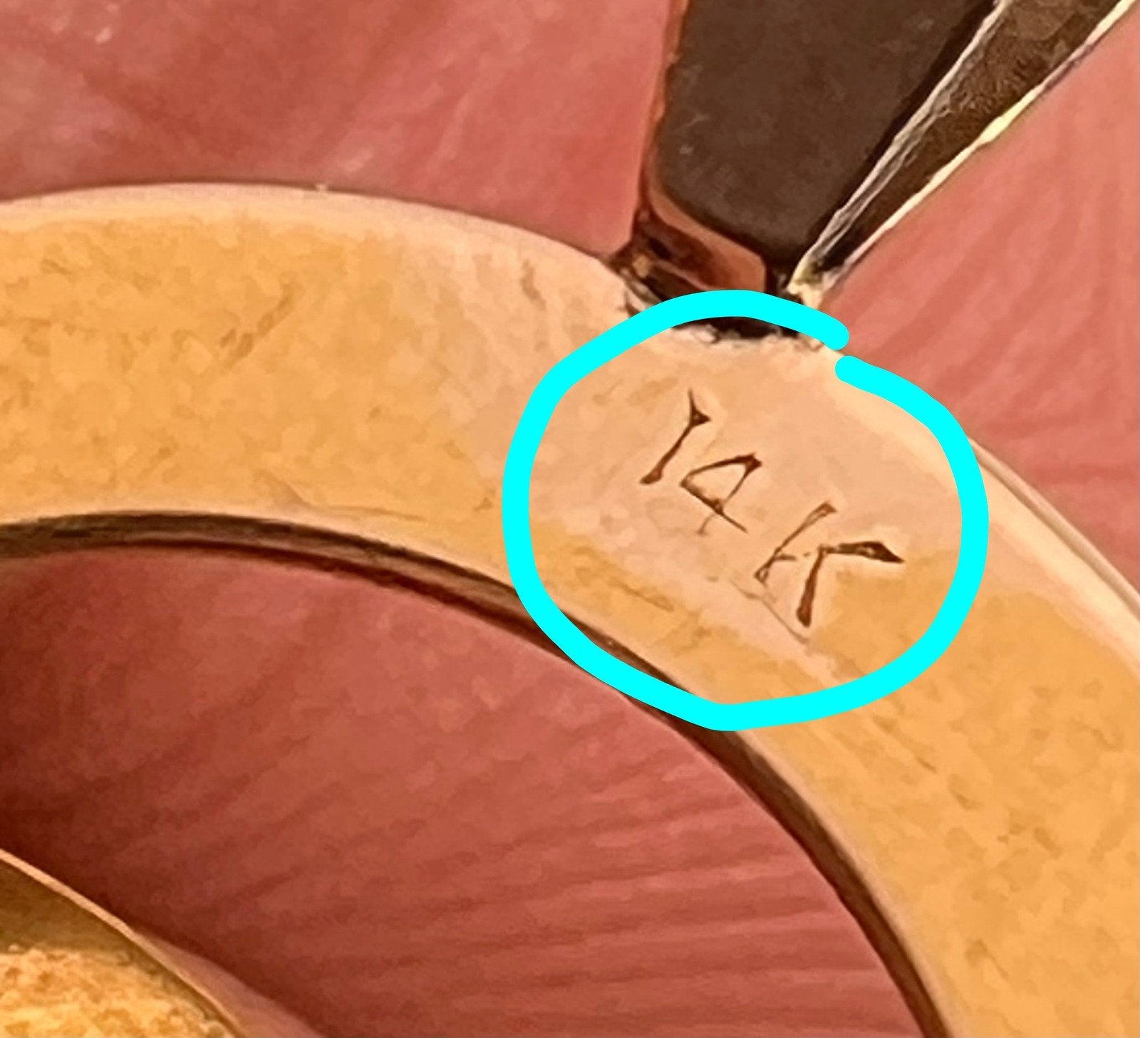 14k Yellow Gold Love Knot Pendant w/ Pearls. Victorian 1 3/4" + 6.5g