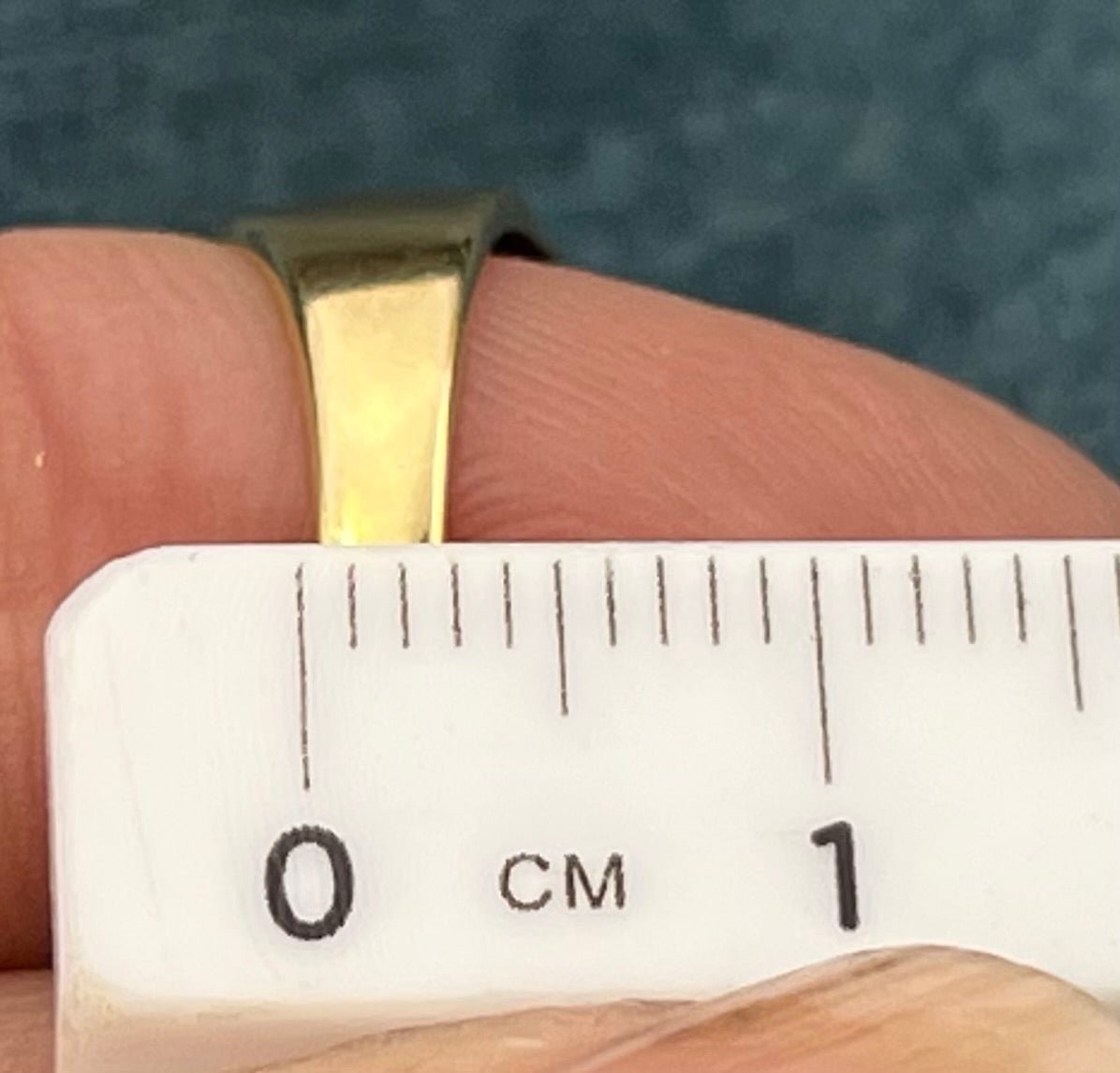 14k Yellow Gold Mid-Century Modern Onyx Ring. 16mm Wide + 7.9g *Video*