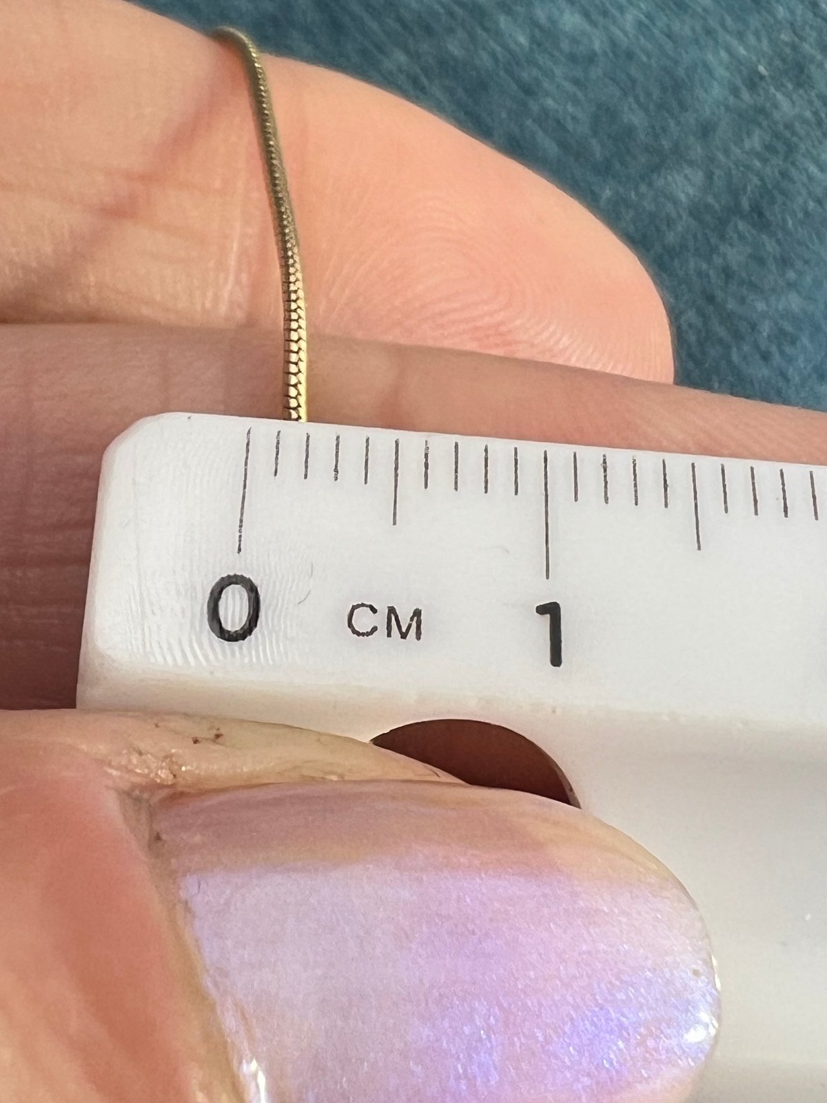 14k Yellow Gold Snake Chain. Lobster Clasp. 18" + 3.7g - A