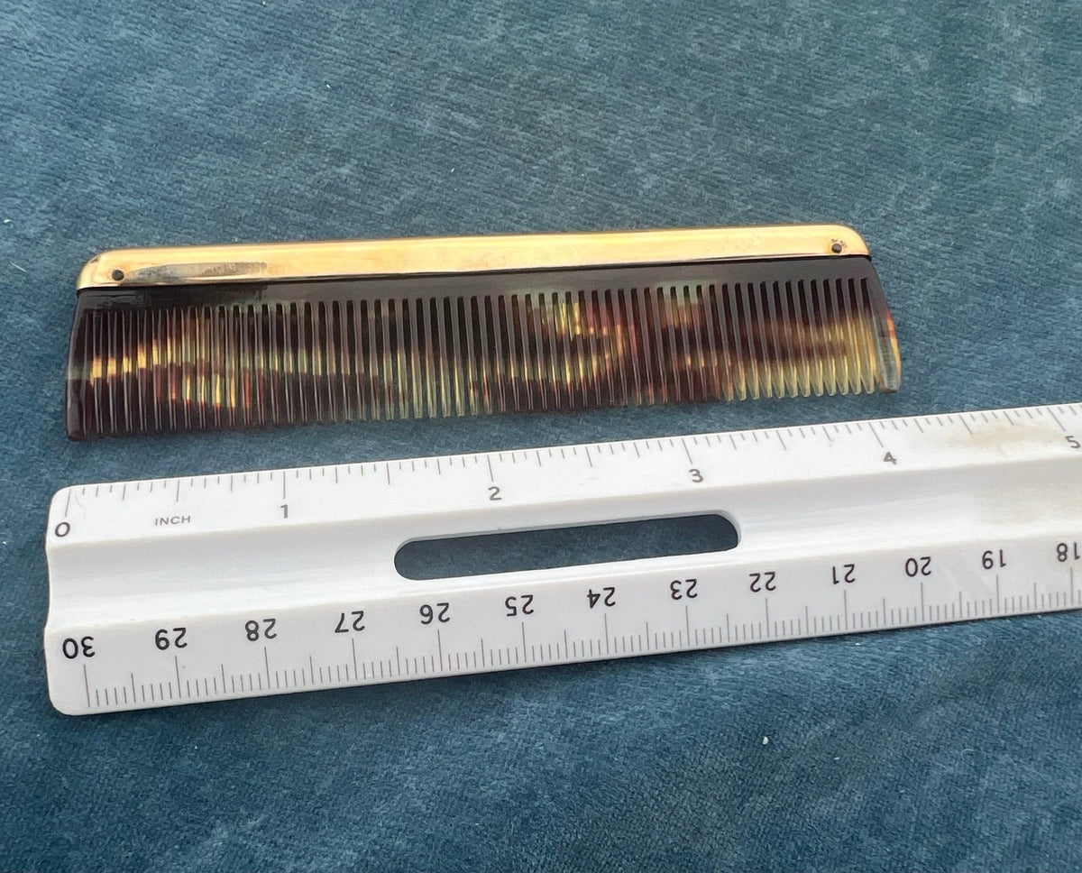 14k Yellow Gold Tiffany & Co Antique Hair Comb. 15g + 4"