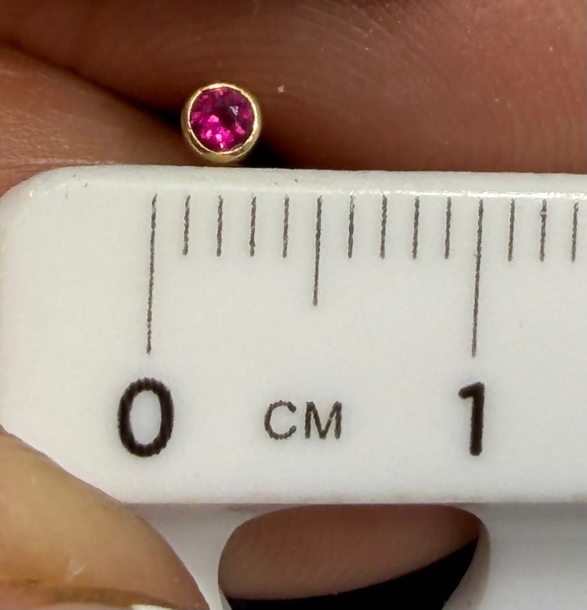 18k Gold & 925 Silver Ruby Asymmetrical Modern Ring. Designer