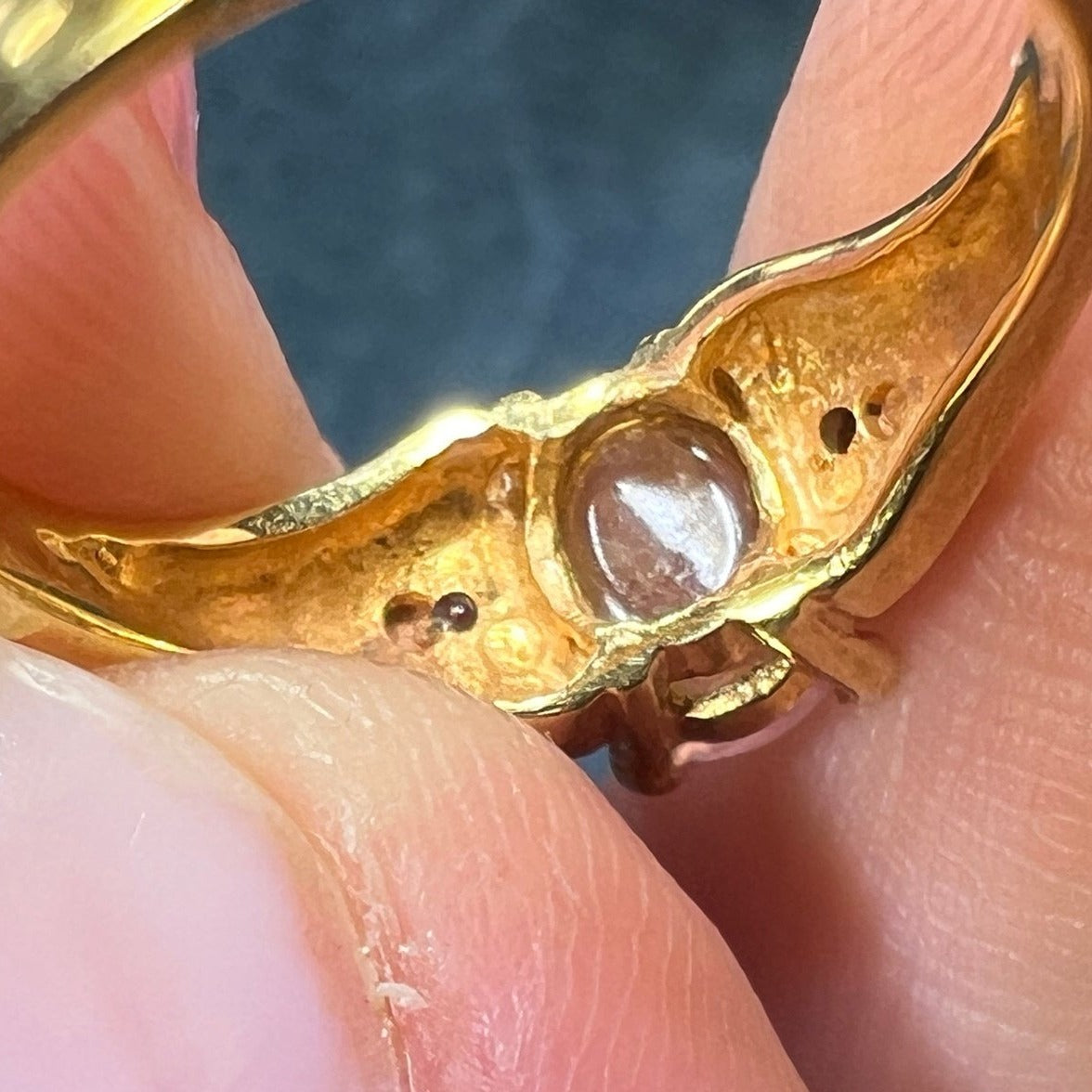 18k Gold Ballerina Pink STAR SAPPHIRE Ring w Diamonds *Video*