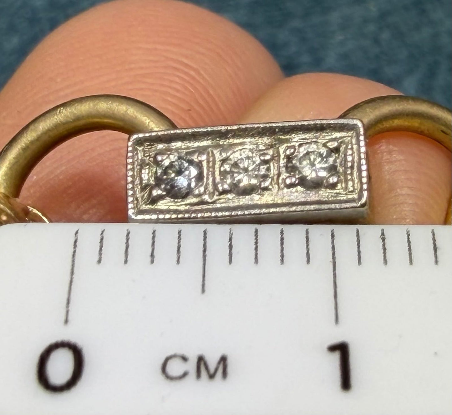 18k Gold Diamond Double Panther Necklace with 10k Chain. 12.5g *Video*