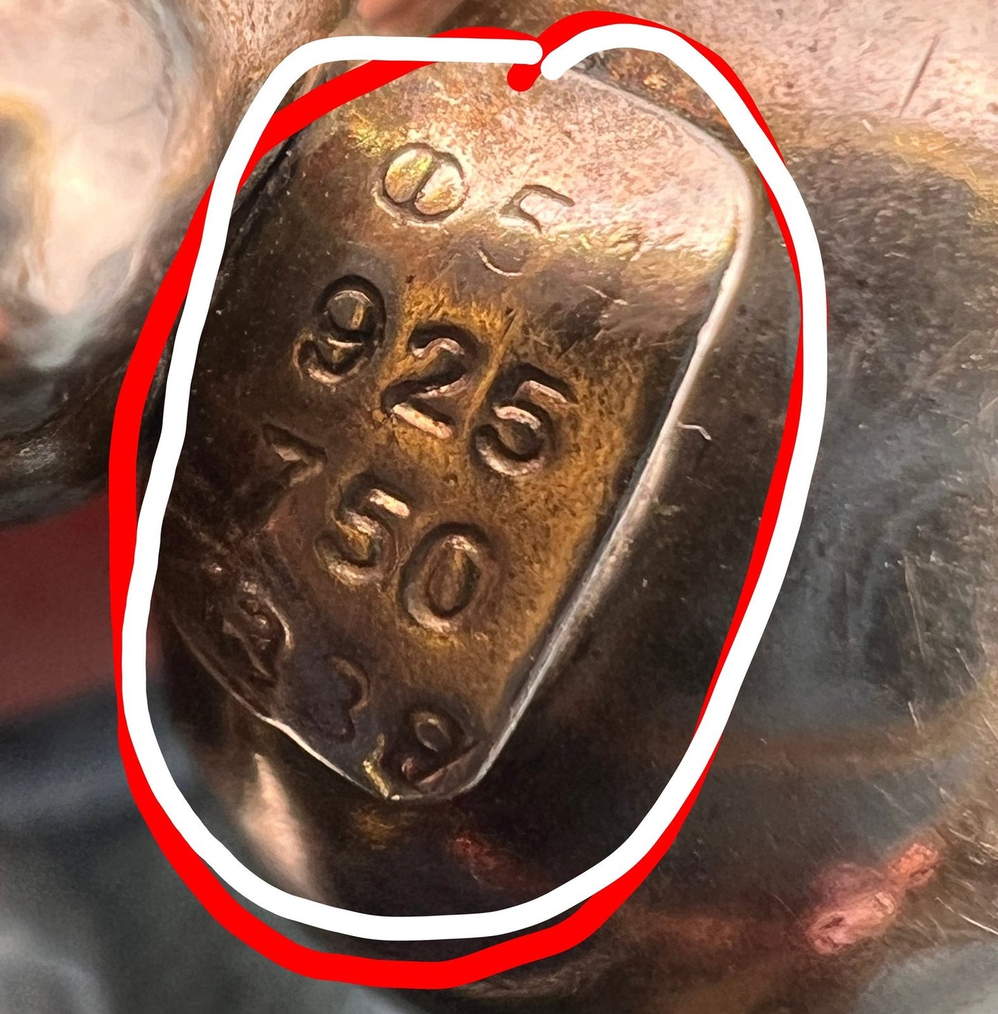 18k Gold Panther Tiger Cat Pendant & 925 Sterling Silver Necklace. 30g