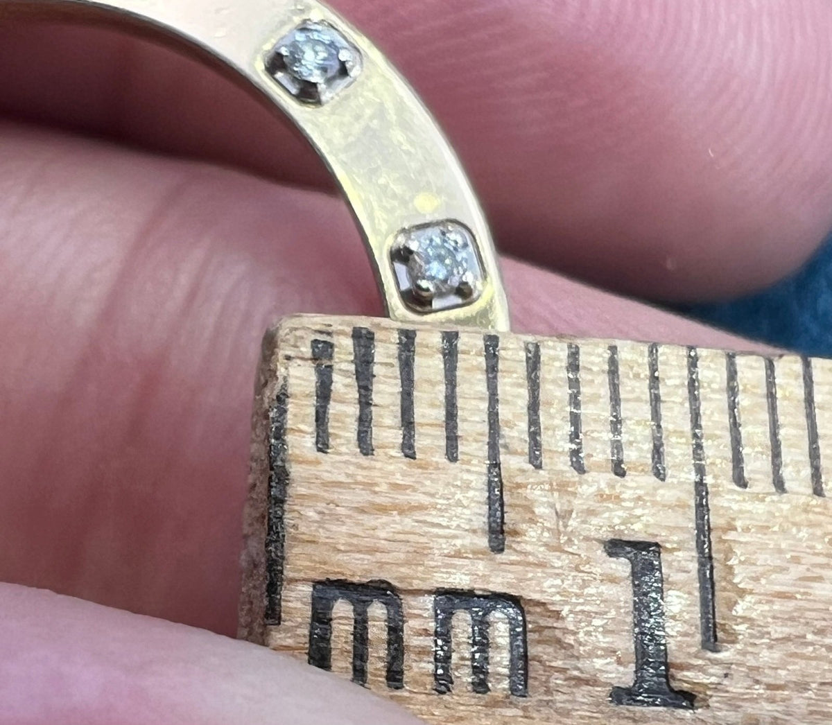 18k Gold ROLEX 20 Diamond Watch Bezel for Pendant. 1" + 5g
