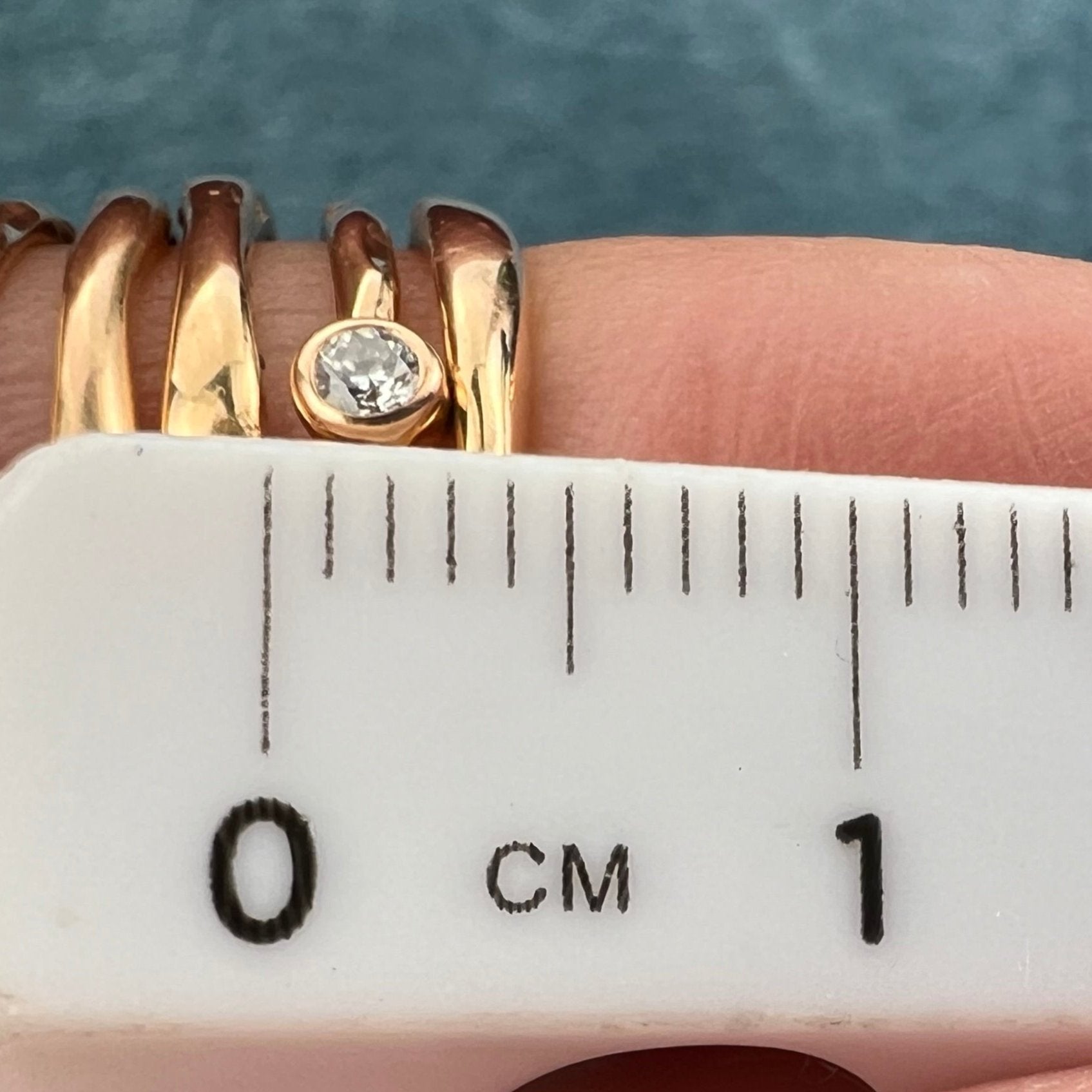 18k Rose Gold Ippolita "Movie Star" Stacked Diamond Ring *Video*