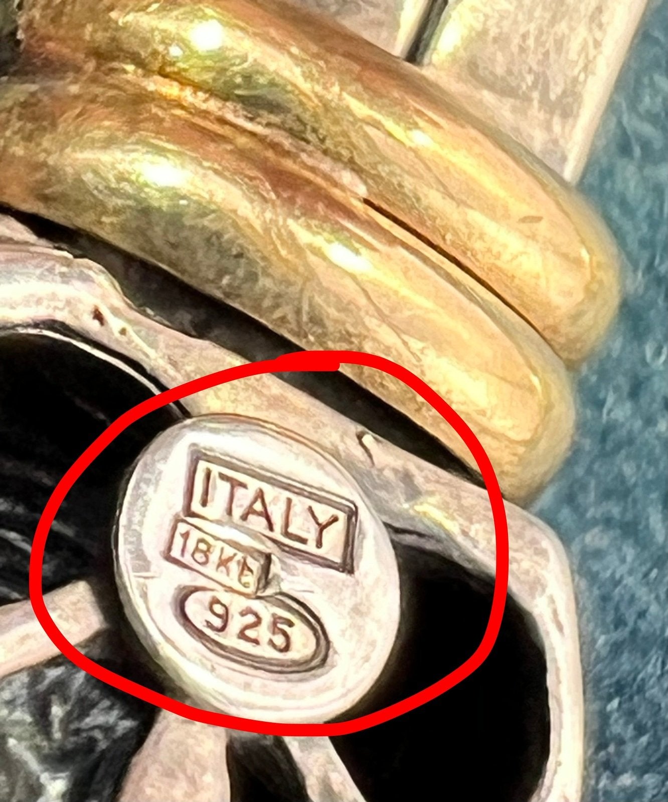 18k Yellow Gold & Sterling Silver 2 LEOPARD Wrap Bracelet. 22g