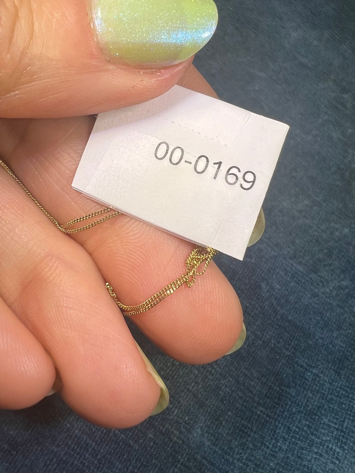 9 - 10k Solid Yellow Gold 18" Thin Chain. LOW PRICE CHAIN SALE See All - 0169