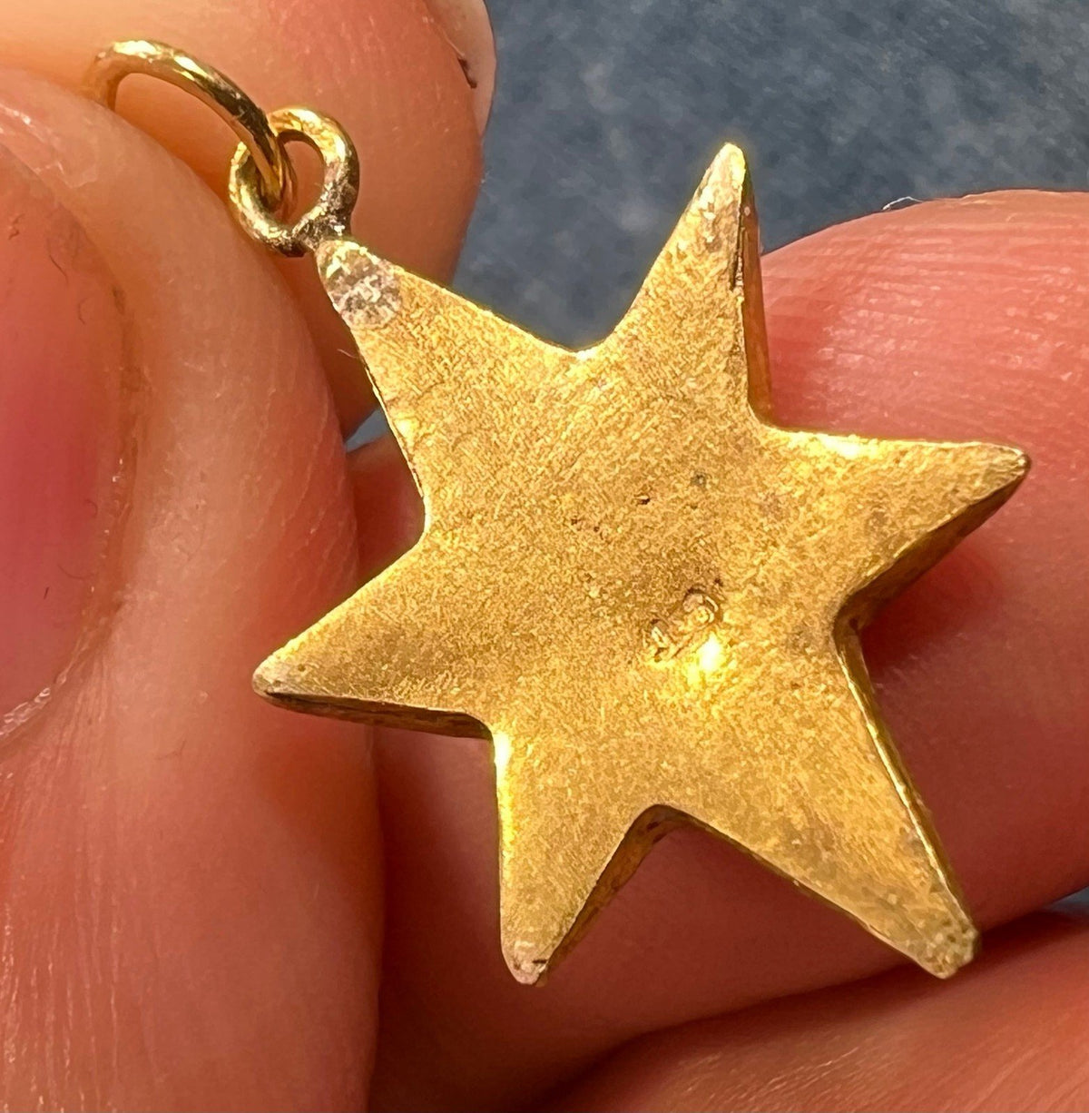 9k - 10k Gold Australian Opal Star Starburst Pendant *Video*