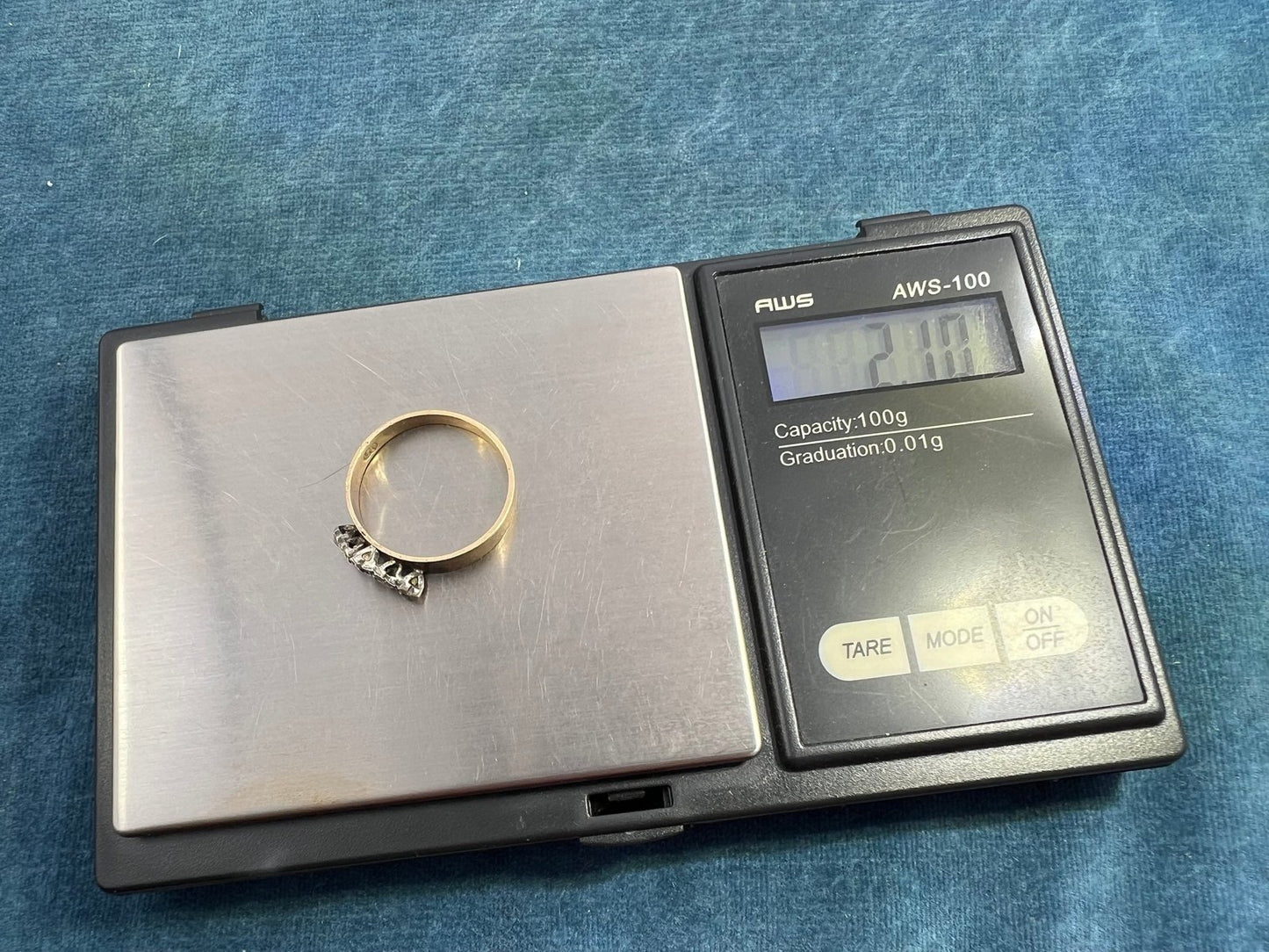 9k - 10k Rose Gold Ruby Sweet Hearts Stacking Band. Engagement Ring Guard