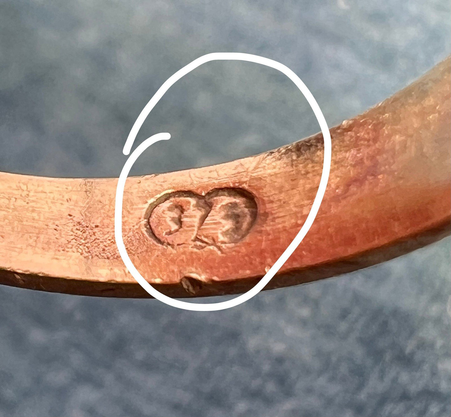 9k - 10k Rose Gold Ruby Sweet Hearts Stacking Band. Engagement Ring Guard