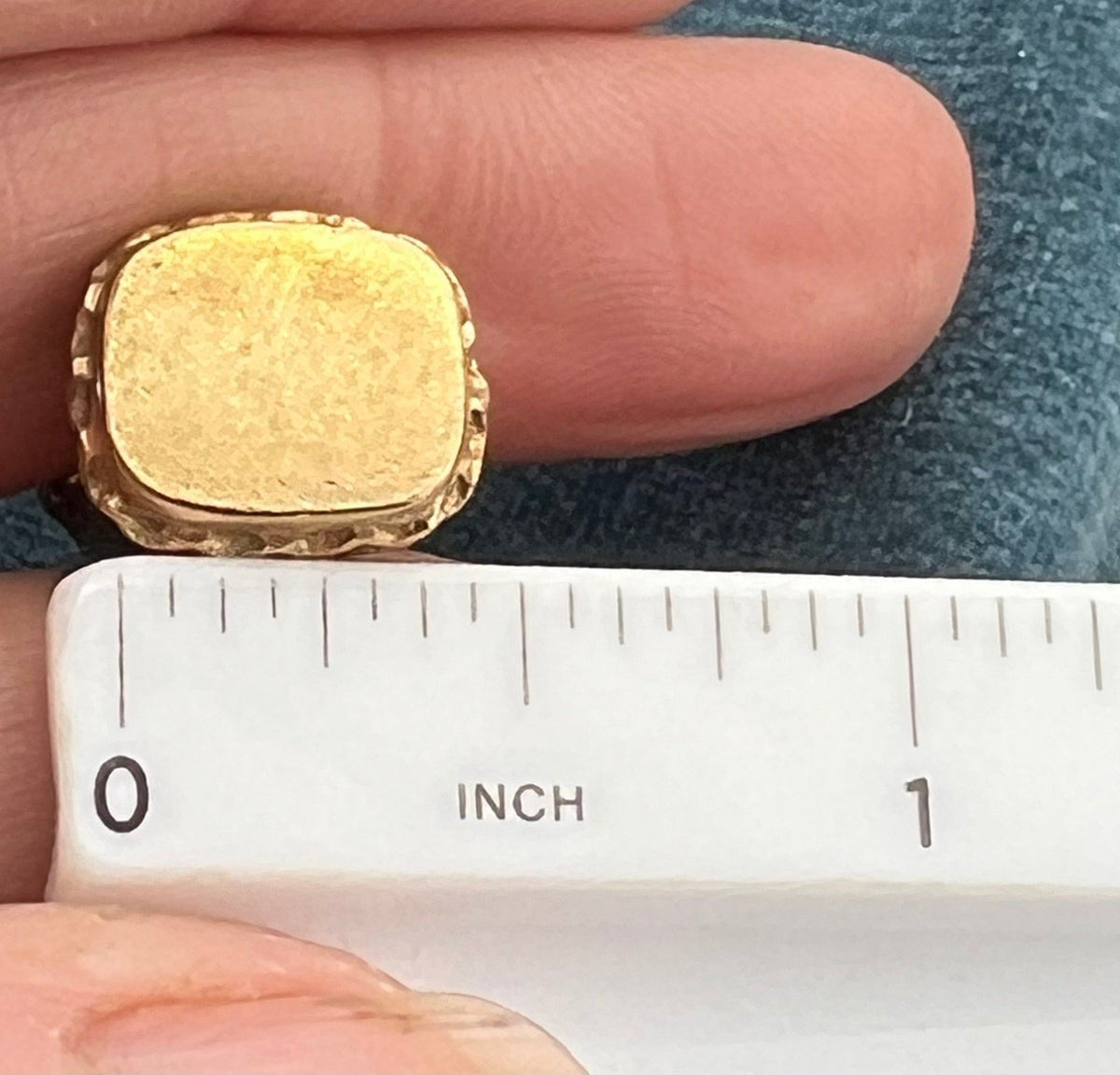 9k tests 10k Gold Standing Lion Pendant. Victorian Watch Fob 1" + 6.7g *Video*