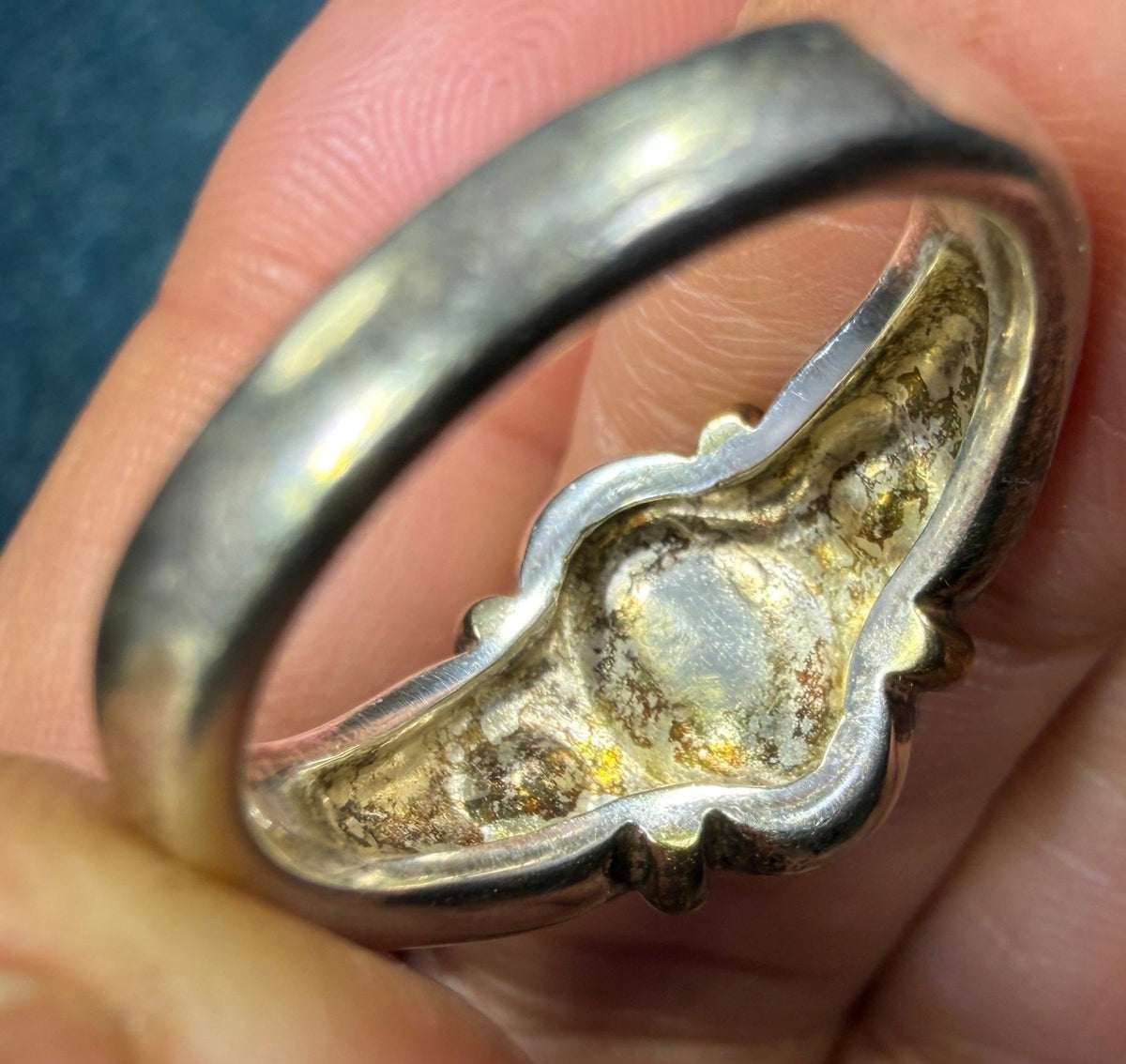 Australian Opal 3 Gem Sterling Silver Ring *Video*