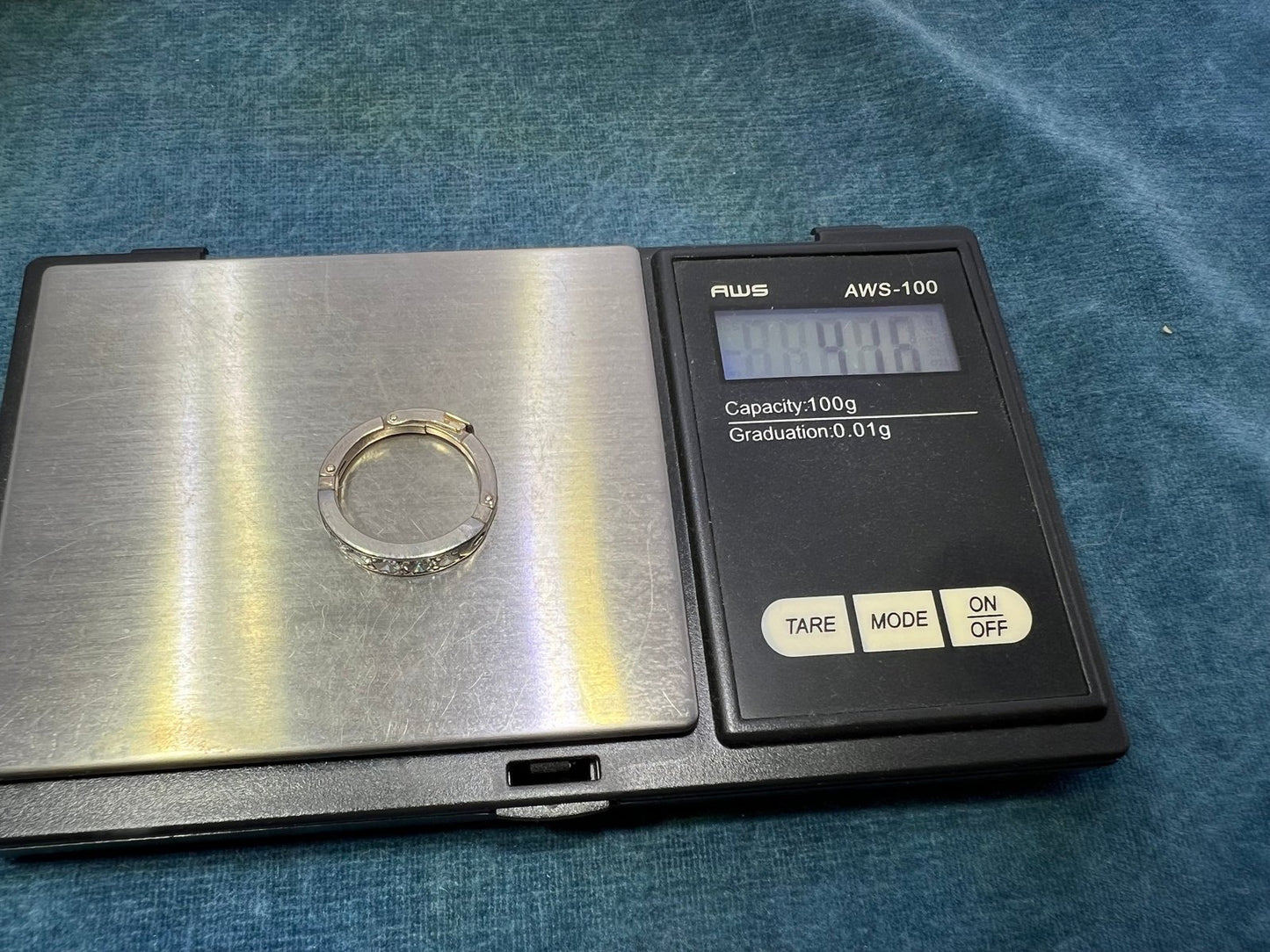 D- Tiffany Platinum Diamond Ring w 10k Gold Arthritic Shank *Video*