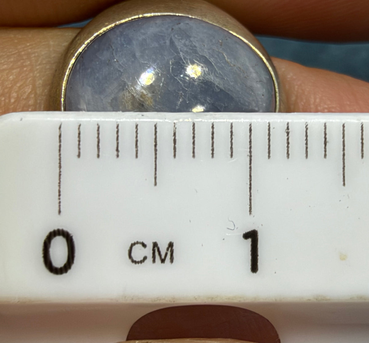 Lavender Gray Star Sapphire in Sterling Silver Silver Ring *Video*