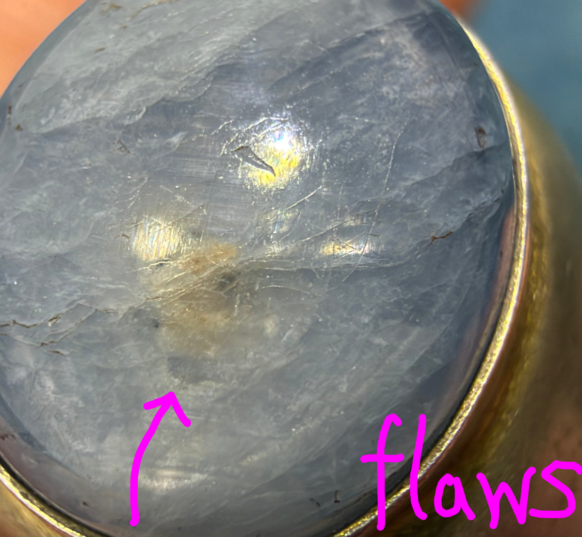 Lavender Gray Star Sapphire in Sterling Silver Silver Ring *Video*