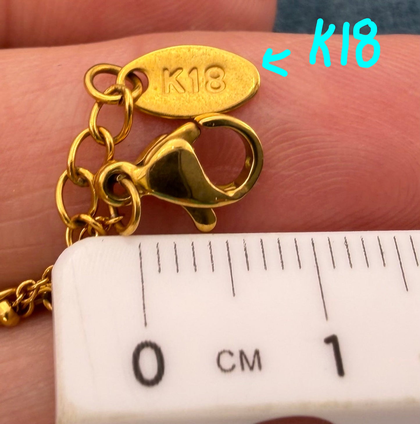 18k Yellow Gold Elephant Head Pendant w 18k Chain Necklace