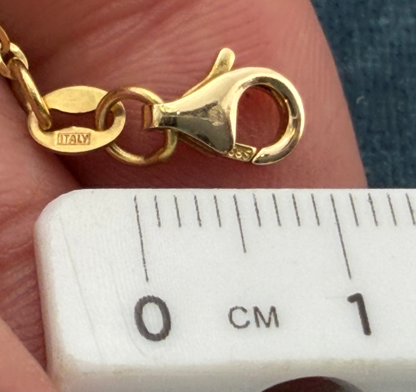 14k Yellow Gold Love Knot Fancy Link Station Chain Necklace