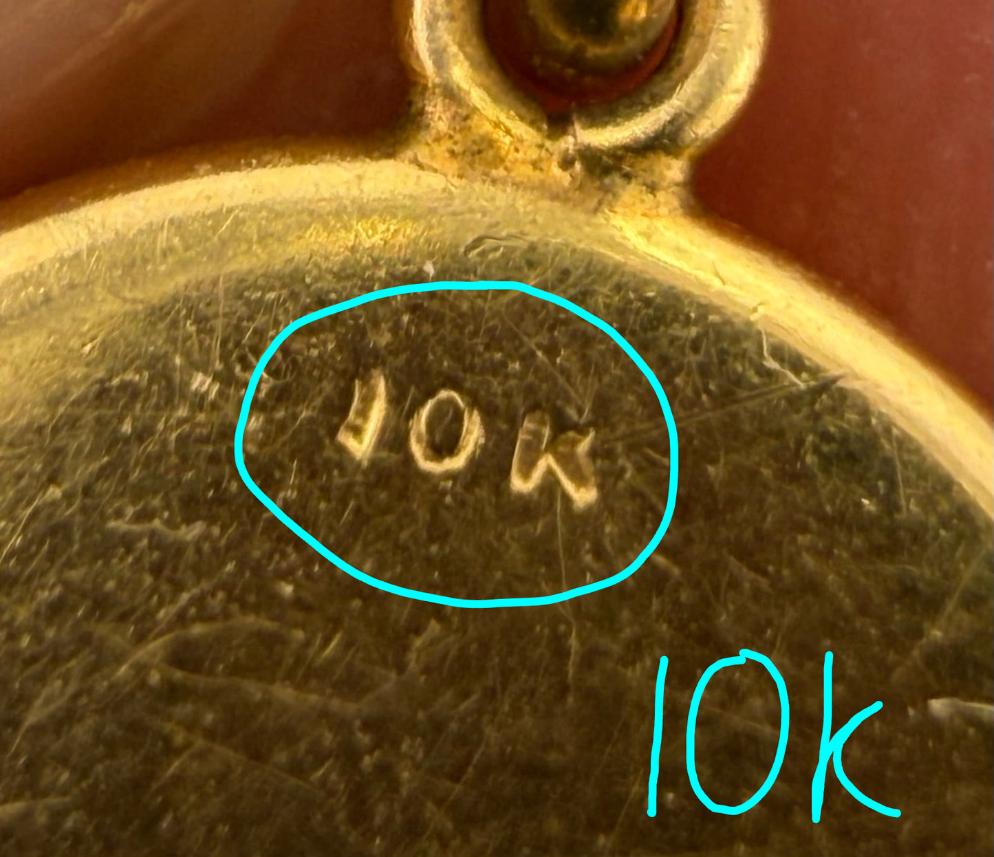10k Yellow Gold SUNFLOWER Locket Pendant. Tiny!
