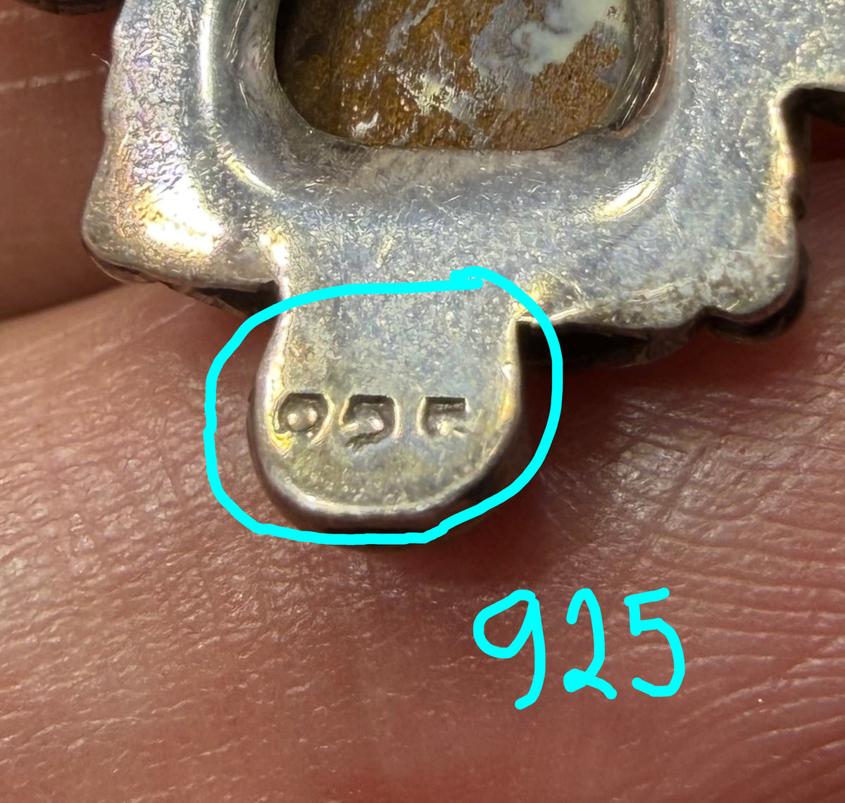 Australian Purple Boulder Opal Pendant in 925 w Bali Beads *Video*