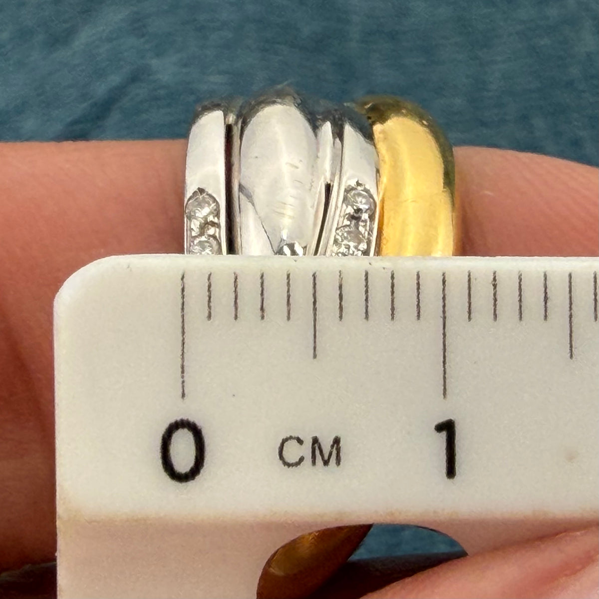 25% Over Scrap! 18k Gold Highway Criss-Cross Diamond Ring. Appraisal. 13g Video