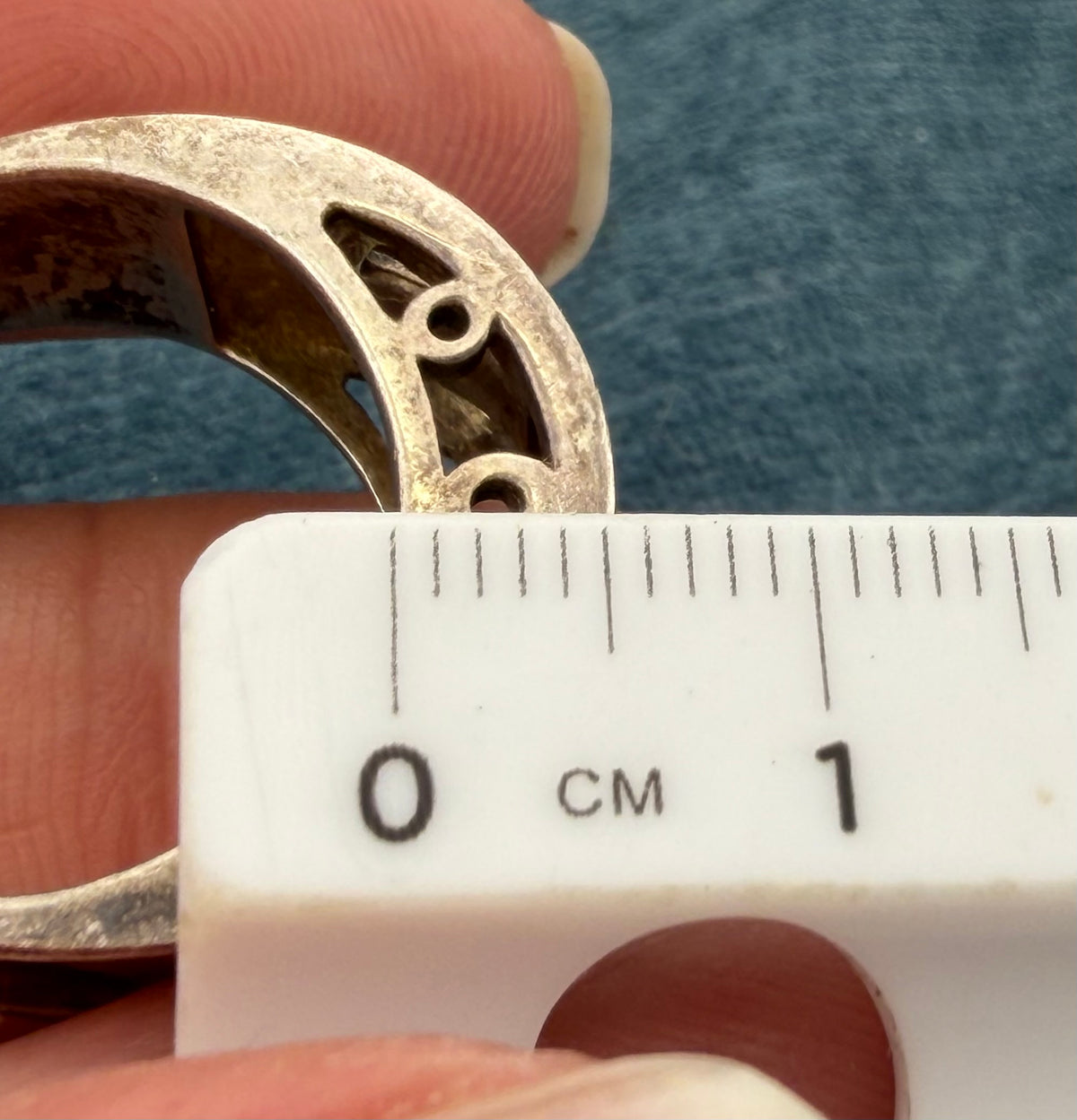 14k Yellow Gold + Sterling Silver Cut-Out Rising Sun Sunburst Ring