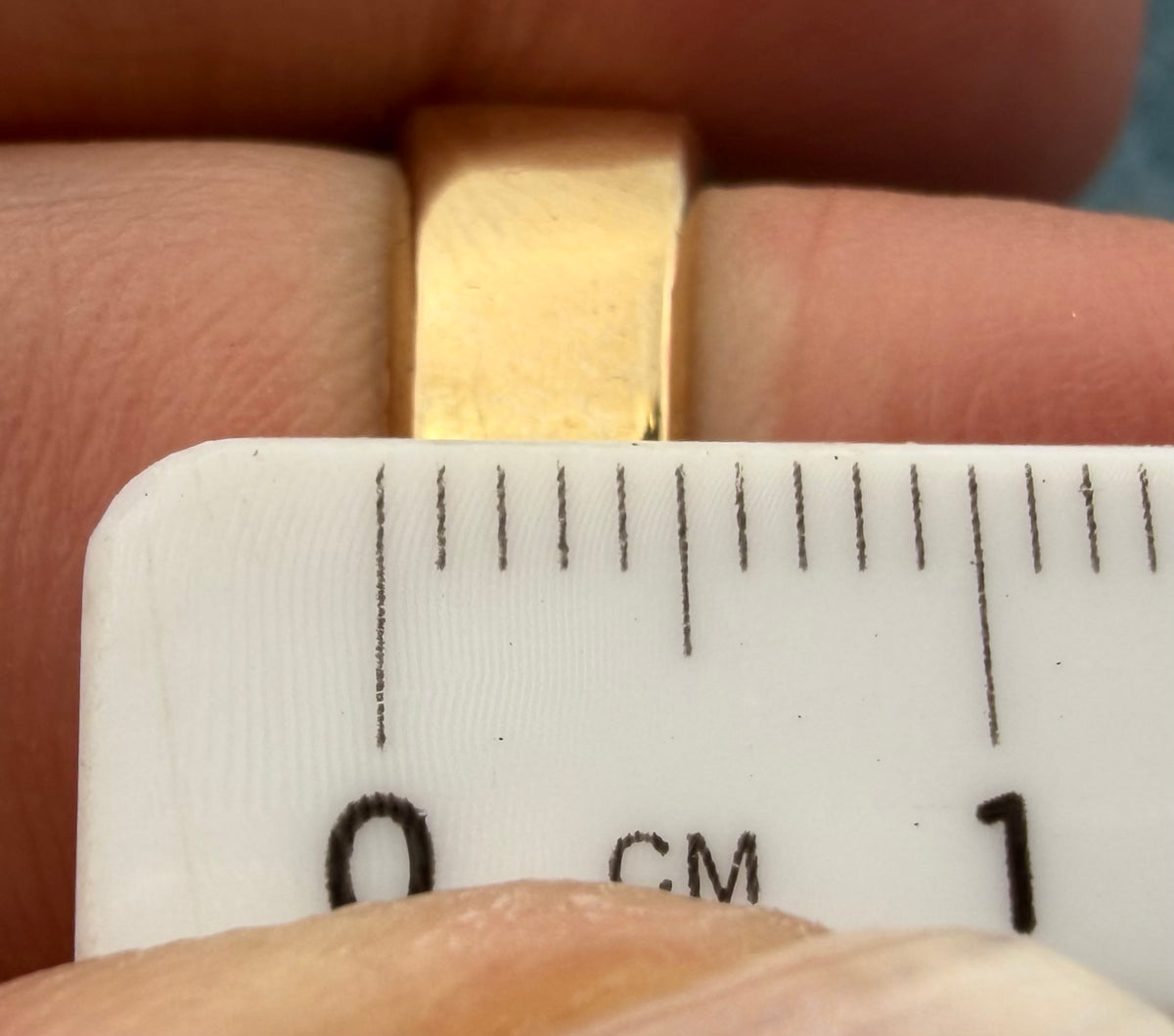 10k Yellow Gold Diamond WALMART Signet Ring. 10mm Wide + 7g