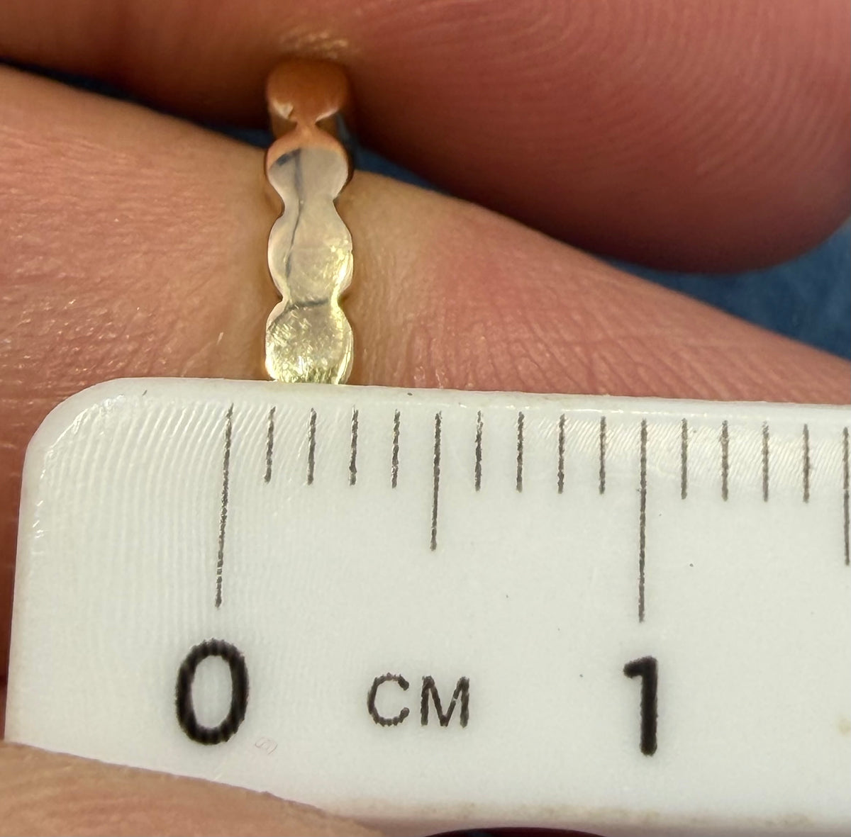 14k Yellow Gold Diamond BUBBLES Ring. MCM 50s Modernist
