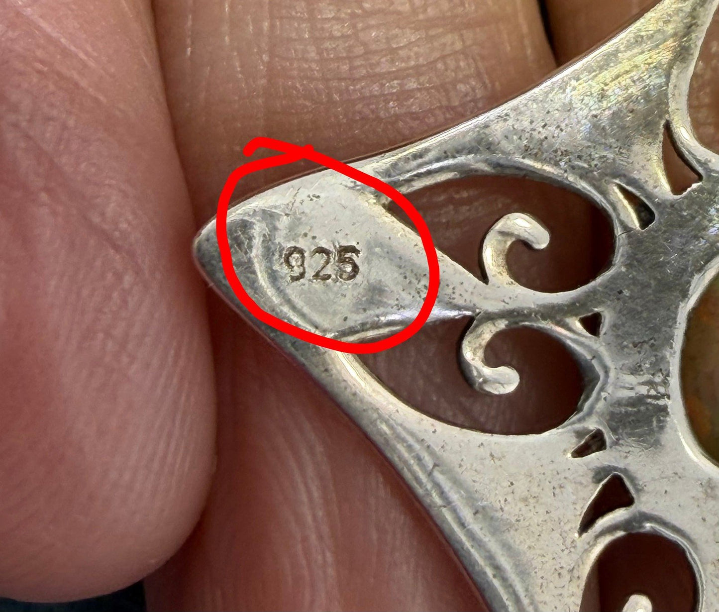 Mexican Fire Opal Filigree MANDALA Medallion 925 Silver Pendant. 1.5" *Video*