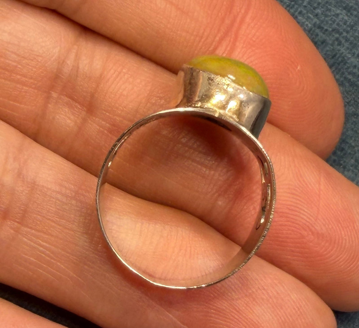 Mexican Fire Opal in Artisan Sterling Silver *Video*