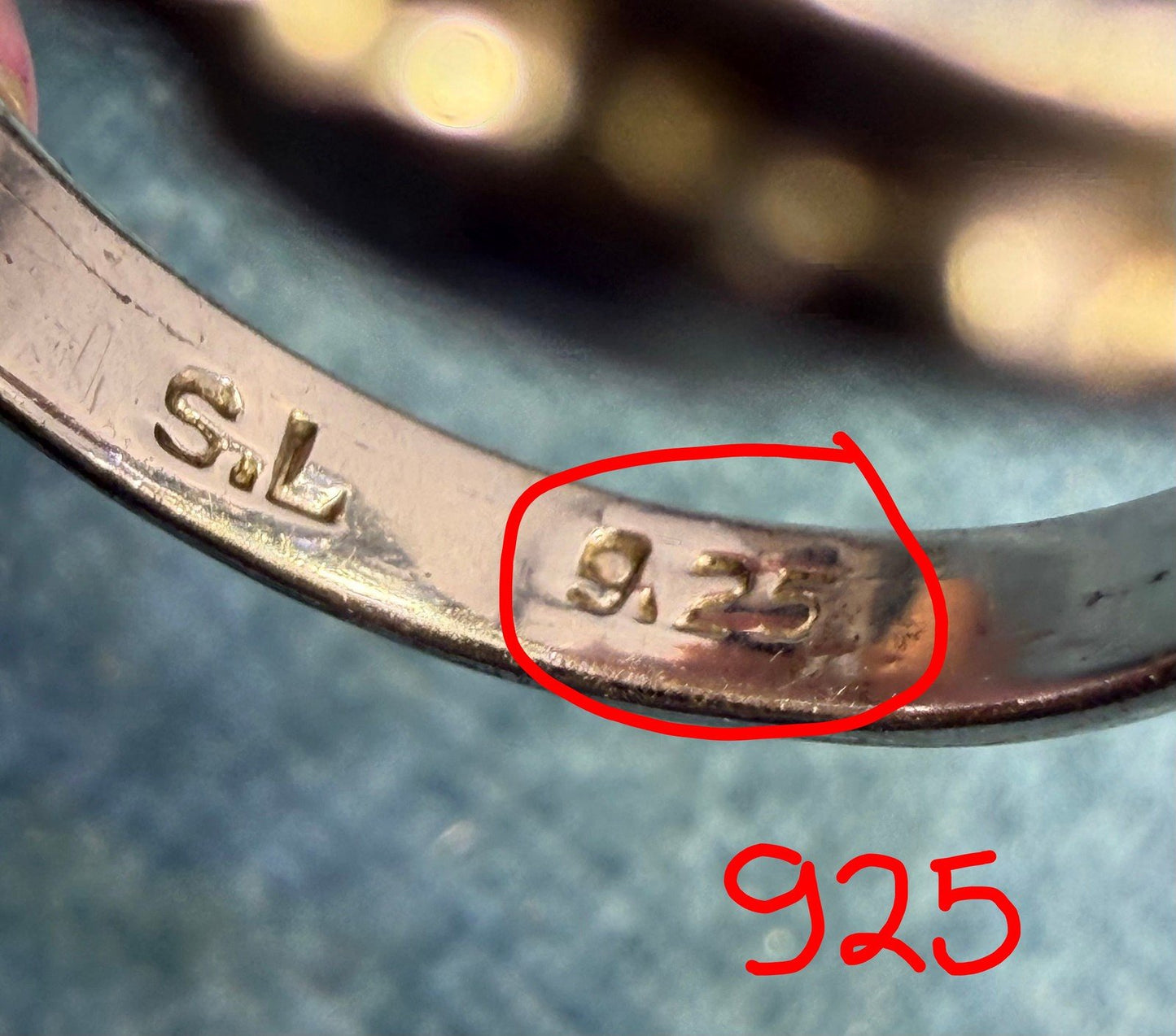 Natural Blue Sapphire "Sunburst" Harem Ring. 3/4"+ 6g *Video*