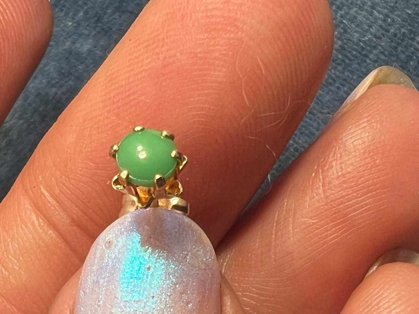 UNDER COST Jewelry Lot w Opal + 10k Gold Earring + 10k Charm - Box Z29