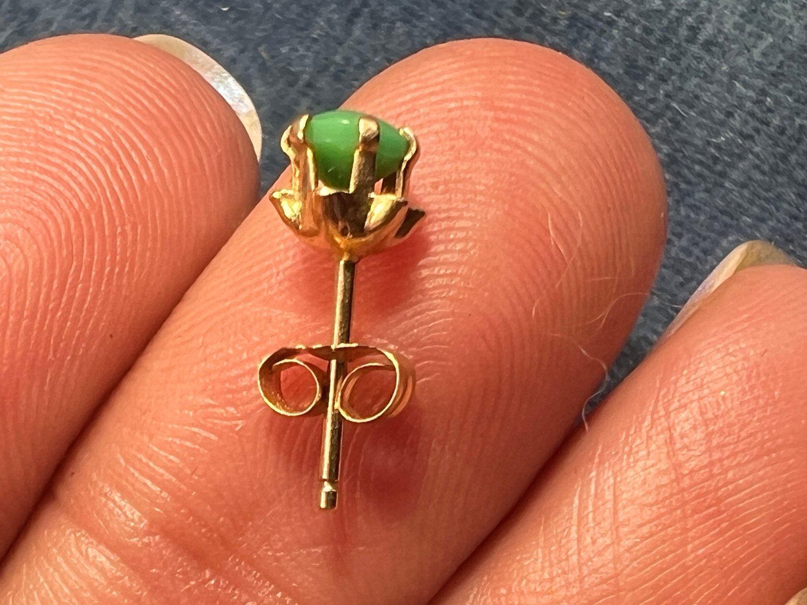 UNDER COST Jewelry Lot w Opal + 10k Gold Earring + 10k Charm - Box Z29