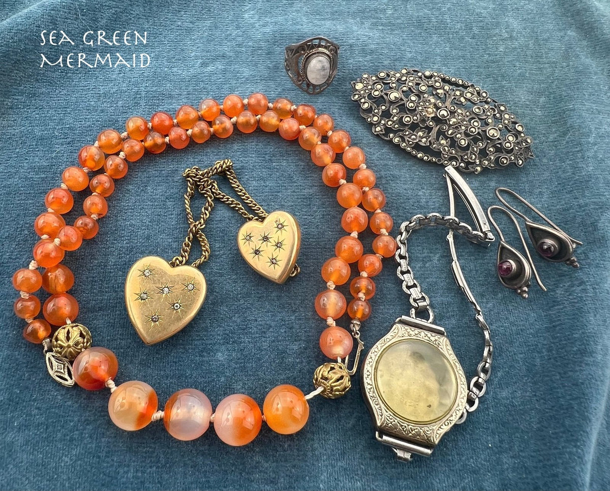 UNDER COST - Lot of 925 Jewelry + 14k Gold Necklace - Box 9