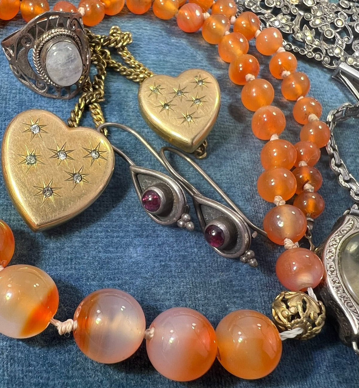 UNDER COST - Lot of 925 Jewelry + 14k Gold Necklace - Box 9
