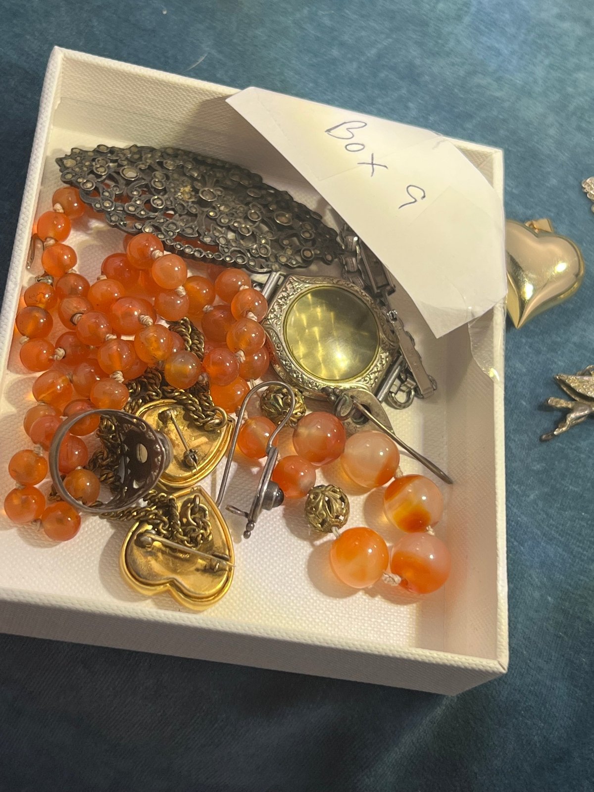 UNDER COST - Lot of 925 Jewelry + 14k Gold Necklace - Box 9