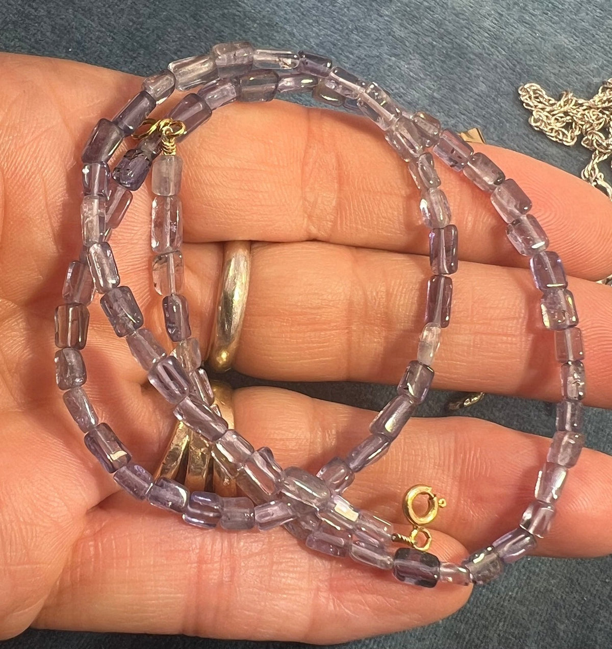 UNDER COST - Lot of 925 Jewelry + 14k Gold Tanzanite Necklace - Box 11