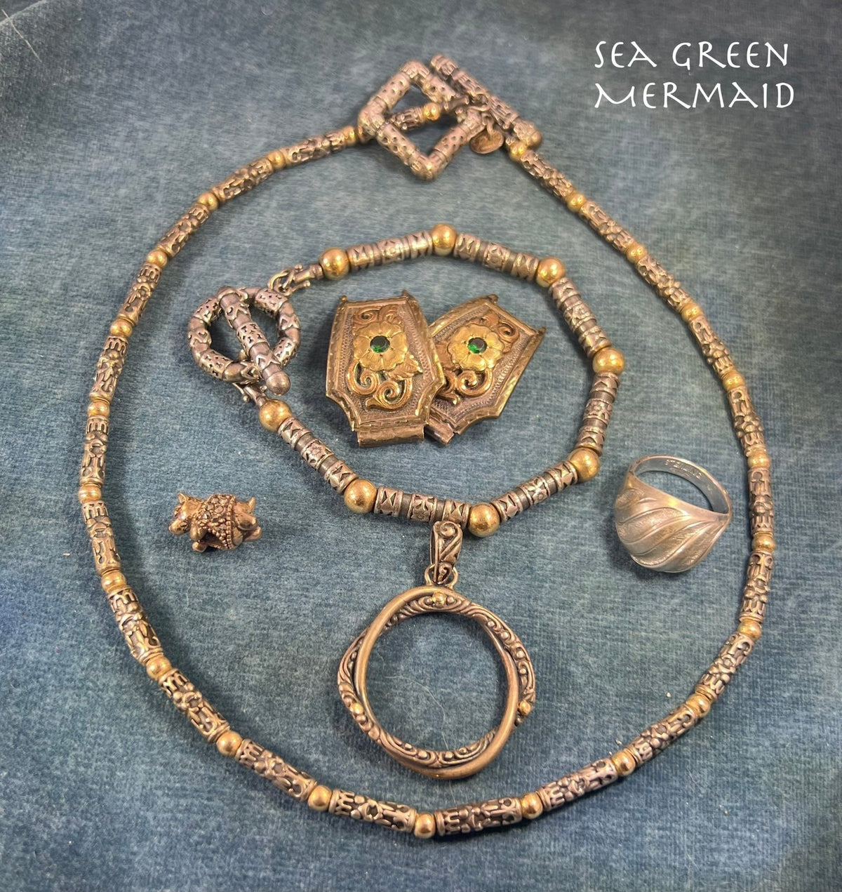 UNDER COST - Lot of 925 Jewelry + 925/ 18k Pendant - Box 6