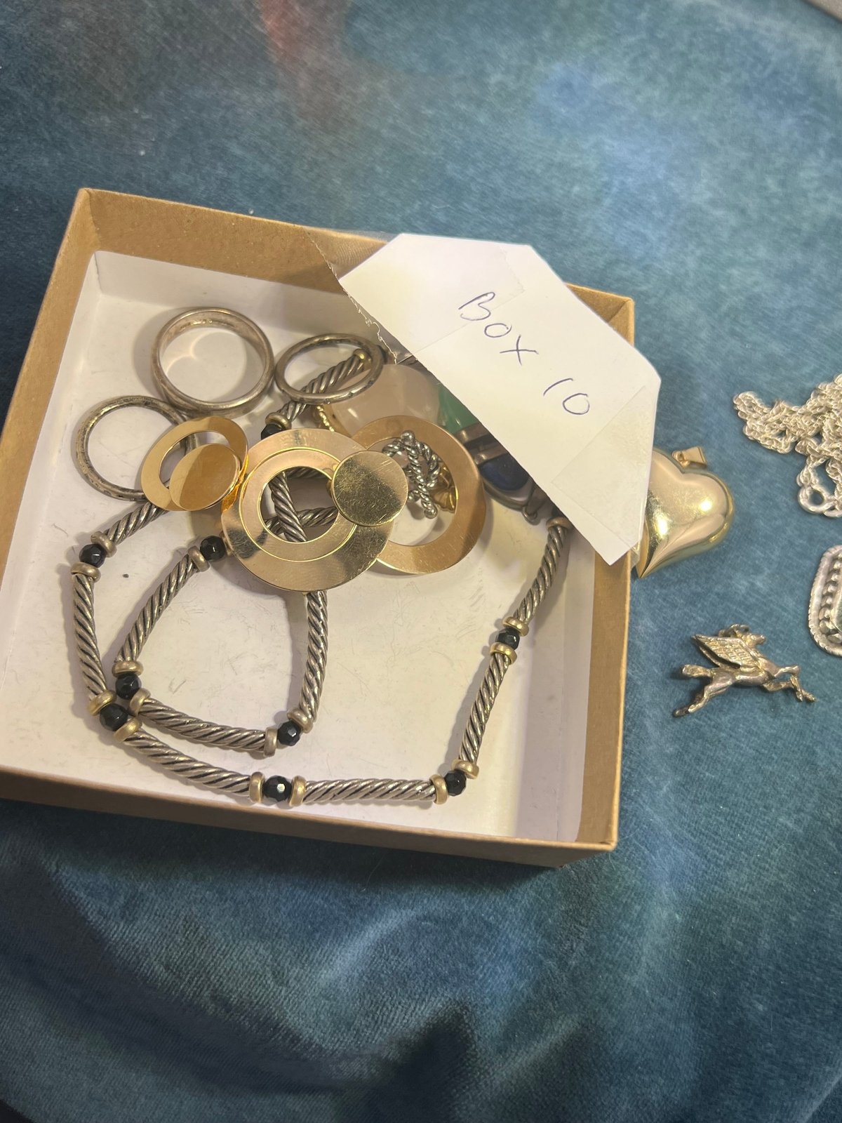 UNDER COST - Lot of 925 Jewelry + Kinetic 14k Gold Post Earrings - Box 10